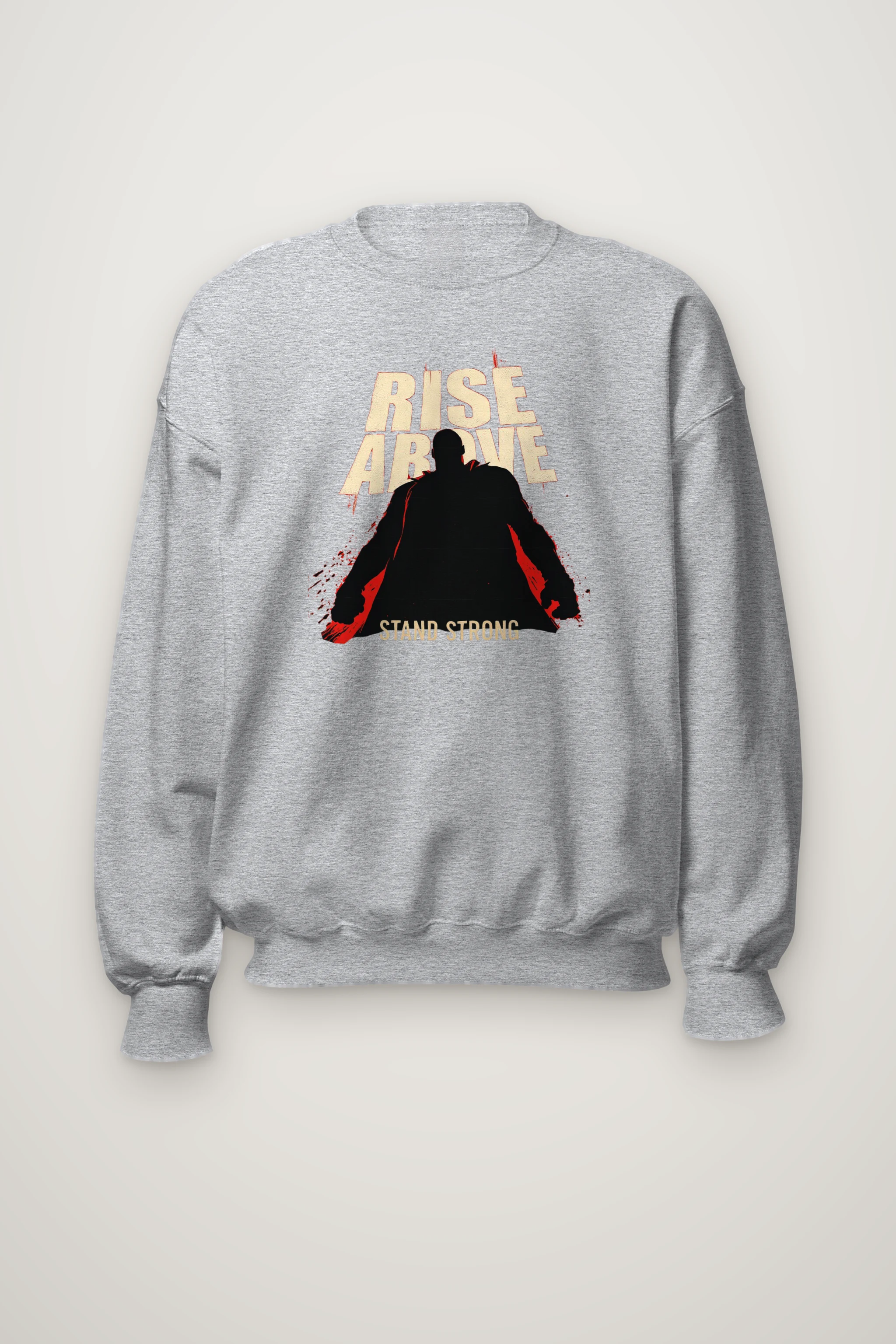 "Rise Above Stand Strong" Heavy Blend Unisex Crewneck Sweatshirt