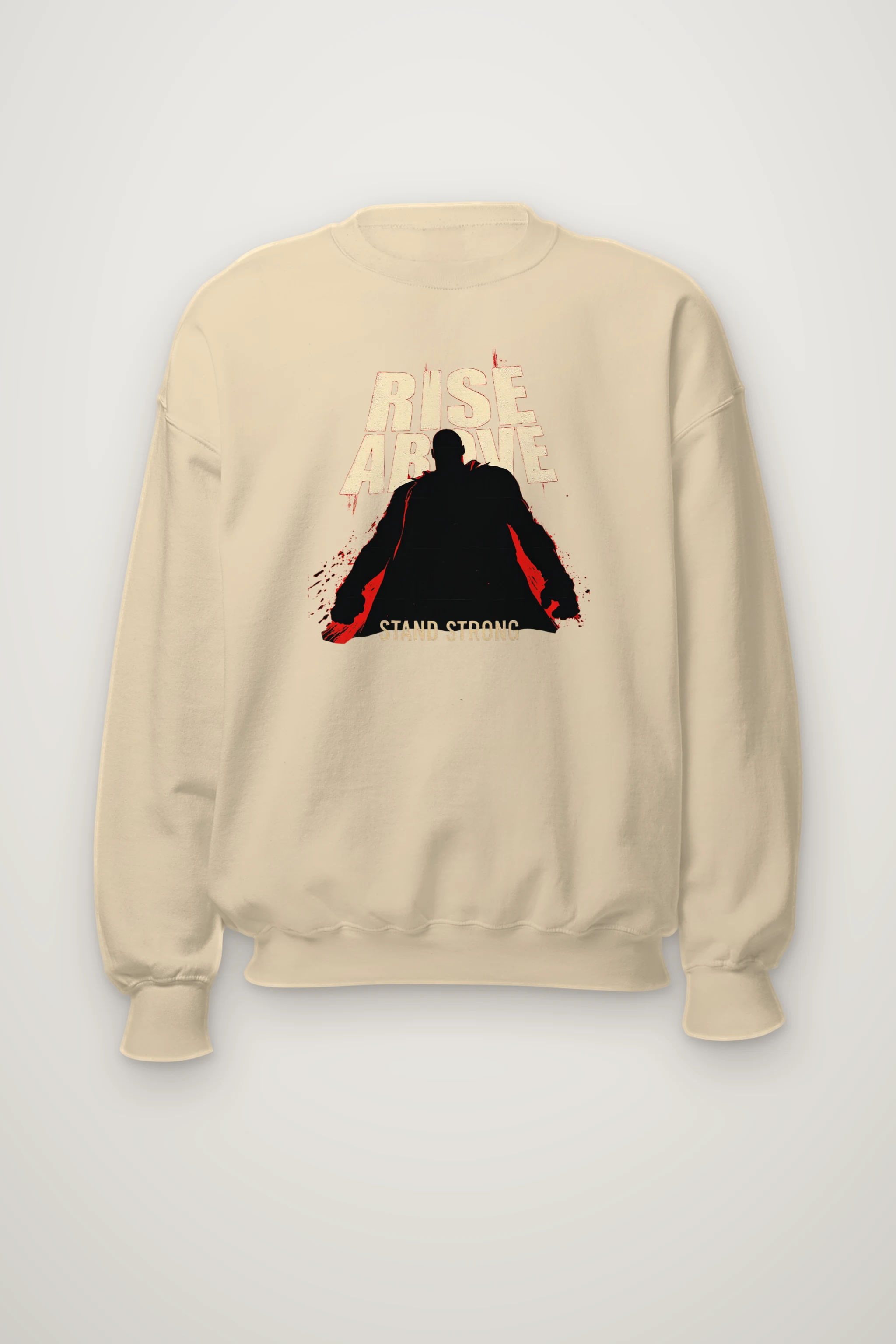 "Rise Above Stand Strong" Heavy Blend Unisex Crewneck Sweatshirt