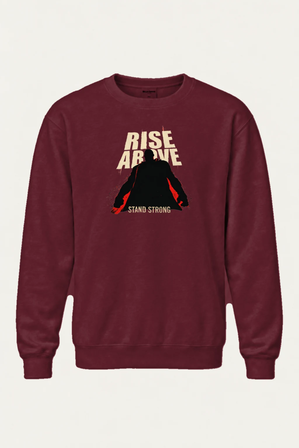 "Rise Above Stand Strong" Heavy Blend Unisex Crewneck Sweatshirt | Gildan 18000