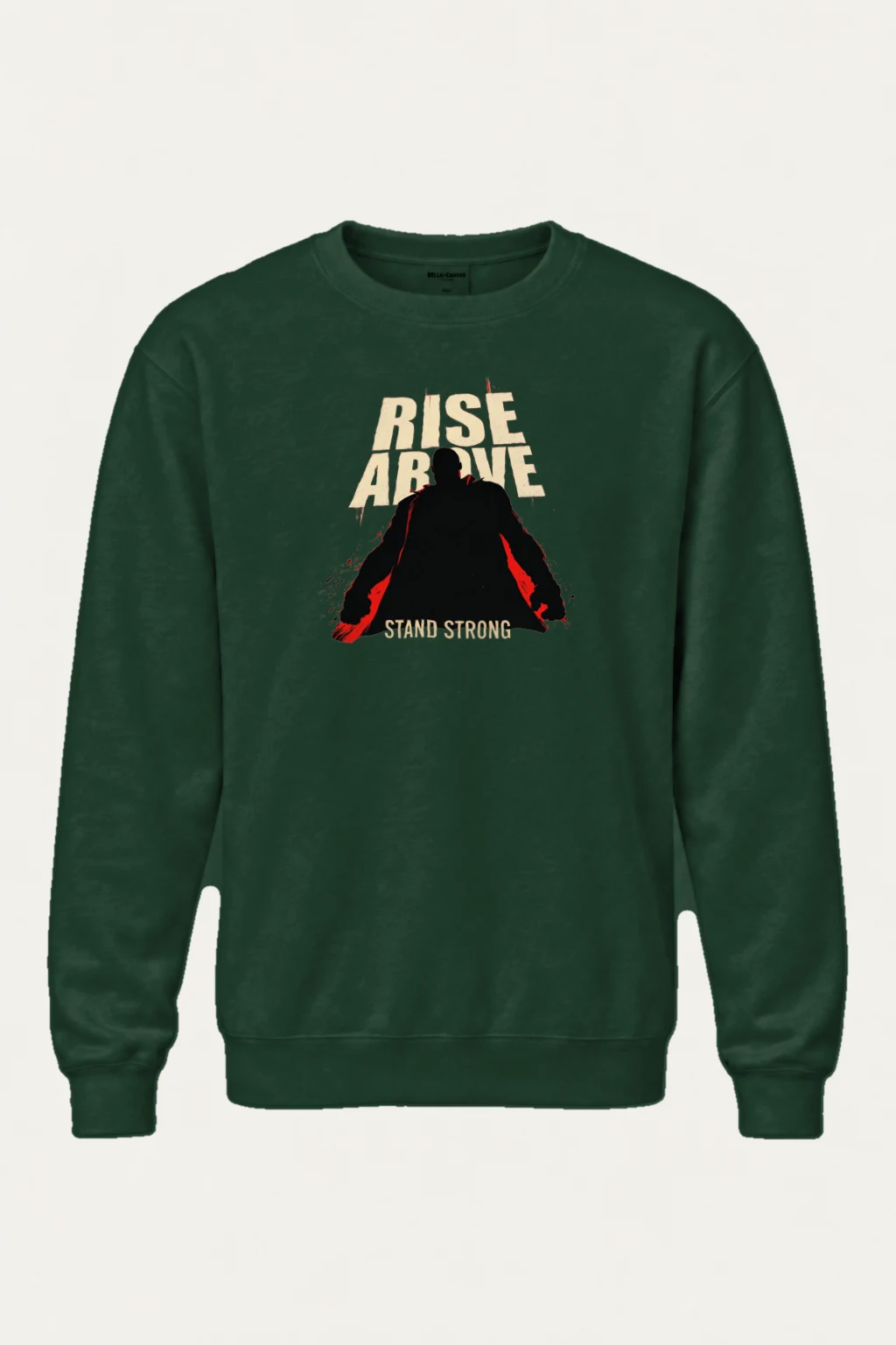 "Rise Above Stand Strong" Heavy Blend Unisex Crewneck Sweatshirt | Gildan 18000