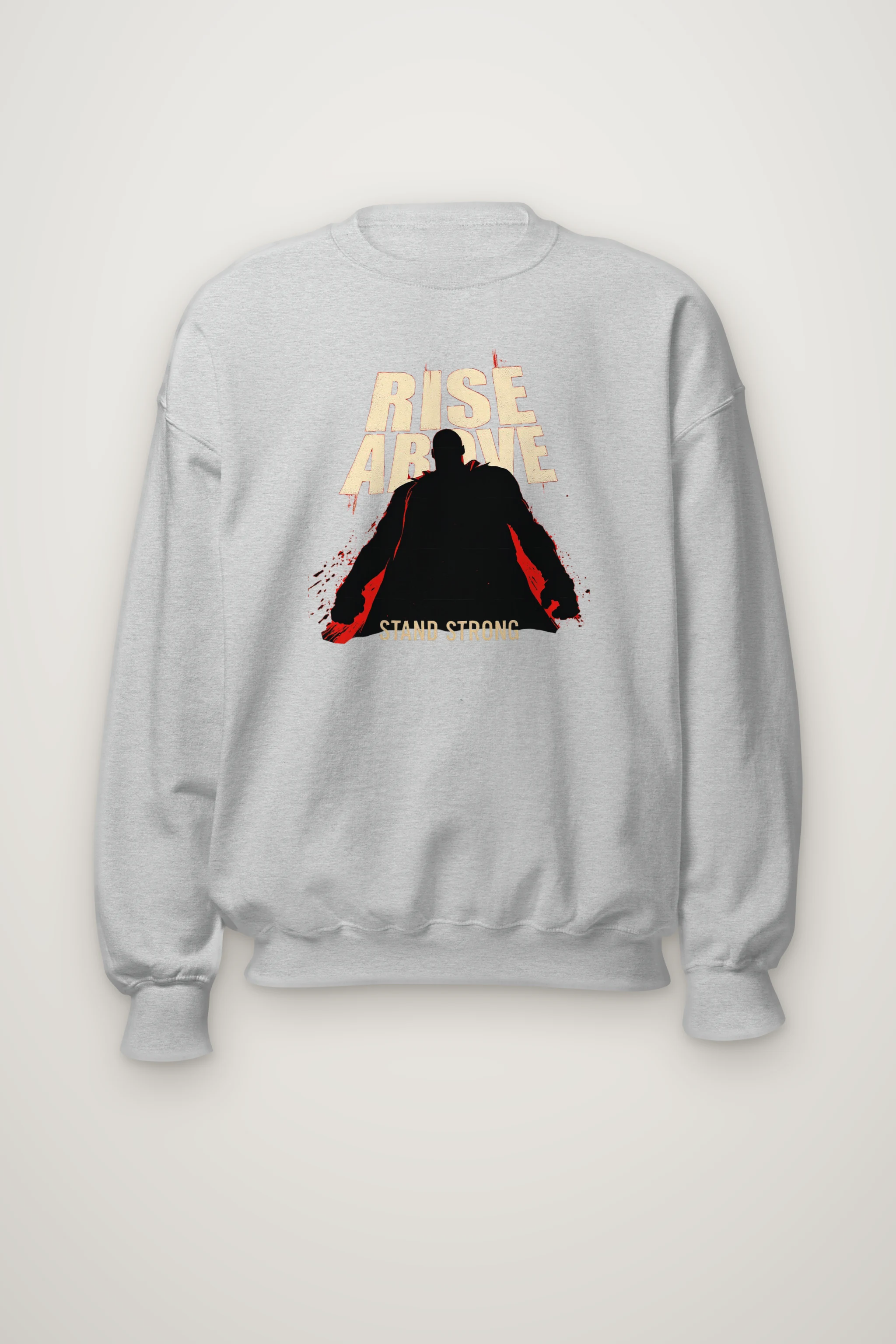 "Rise Above Stand Strong" Heavy Blend Unisex Crewneck Sweatshirt