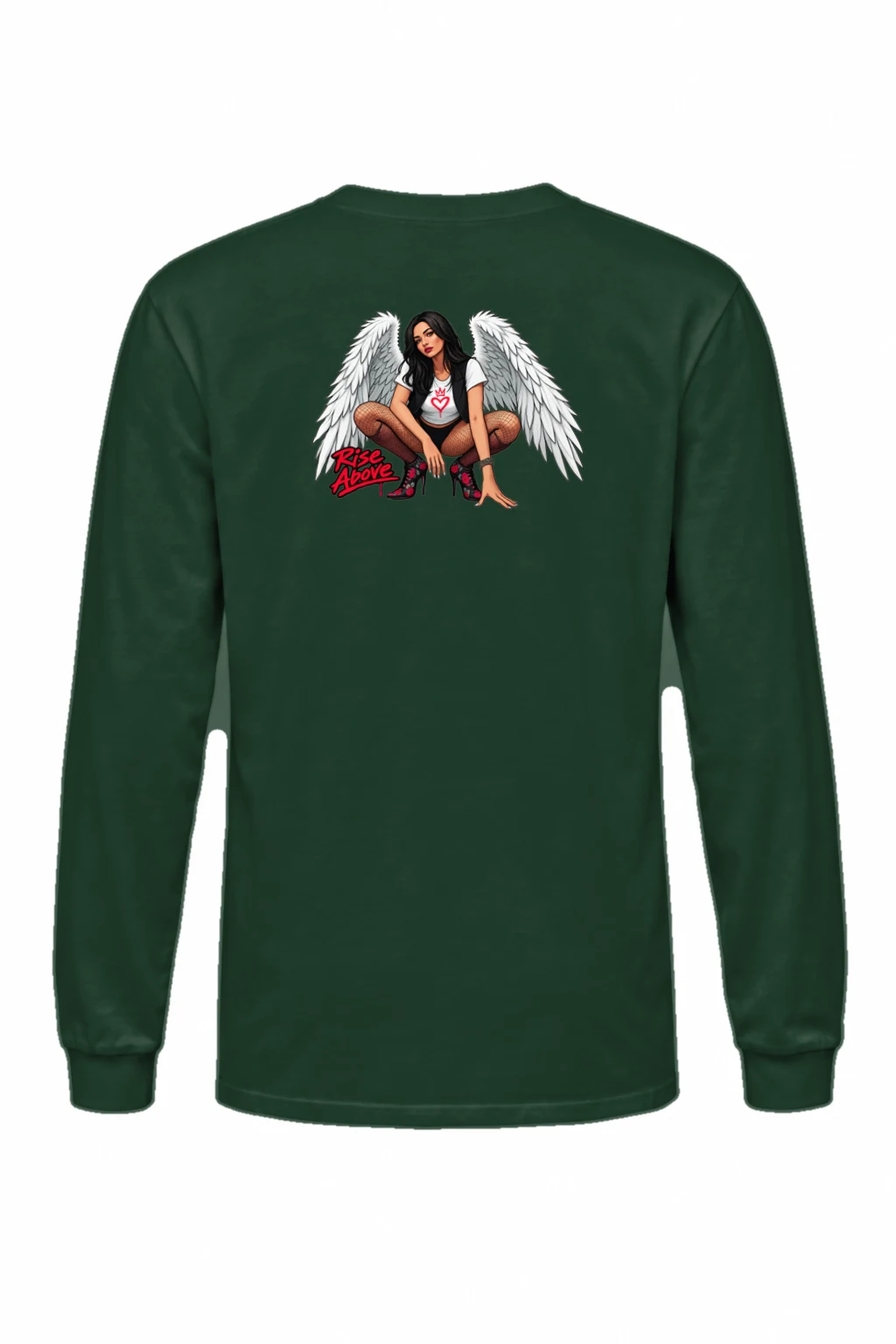 "Rise Above" Unisex Longsleeve T-shirt | Gildan 2400