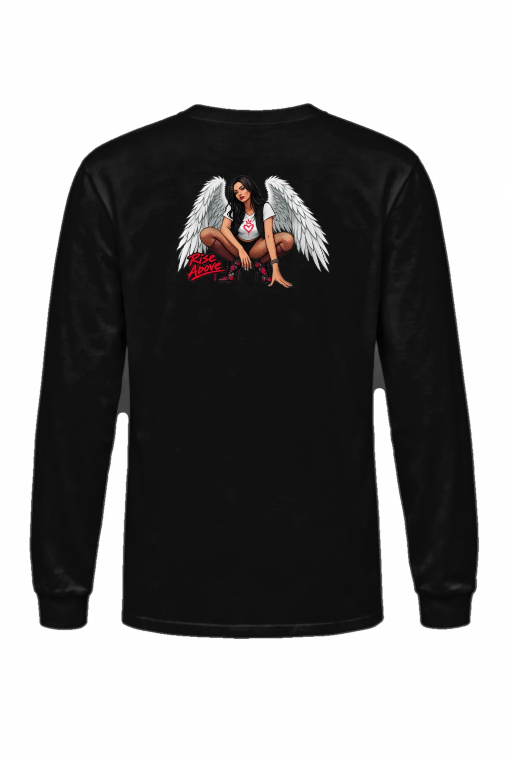 "Rise Above" Unisex Longsleeve T-shirt | Gildan 2400