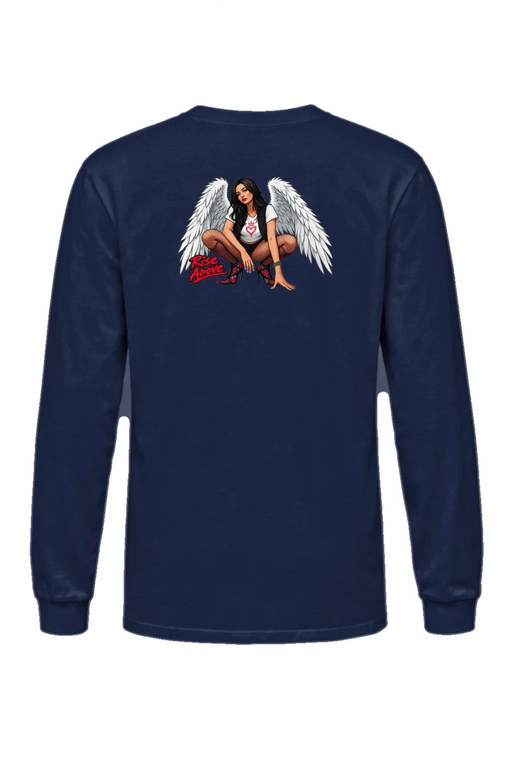 "Rise Above" Unisex Longsleeve T-shirt | Gildan 2400