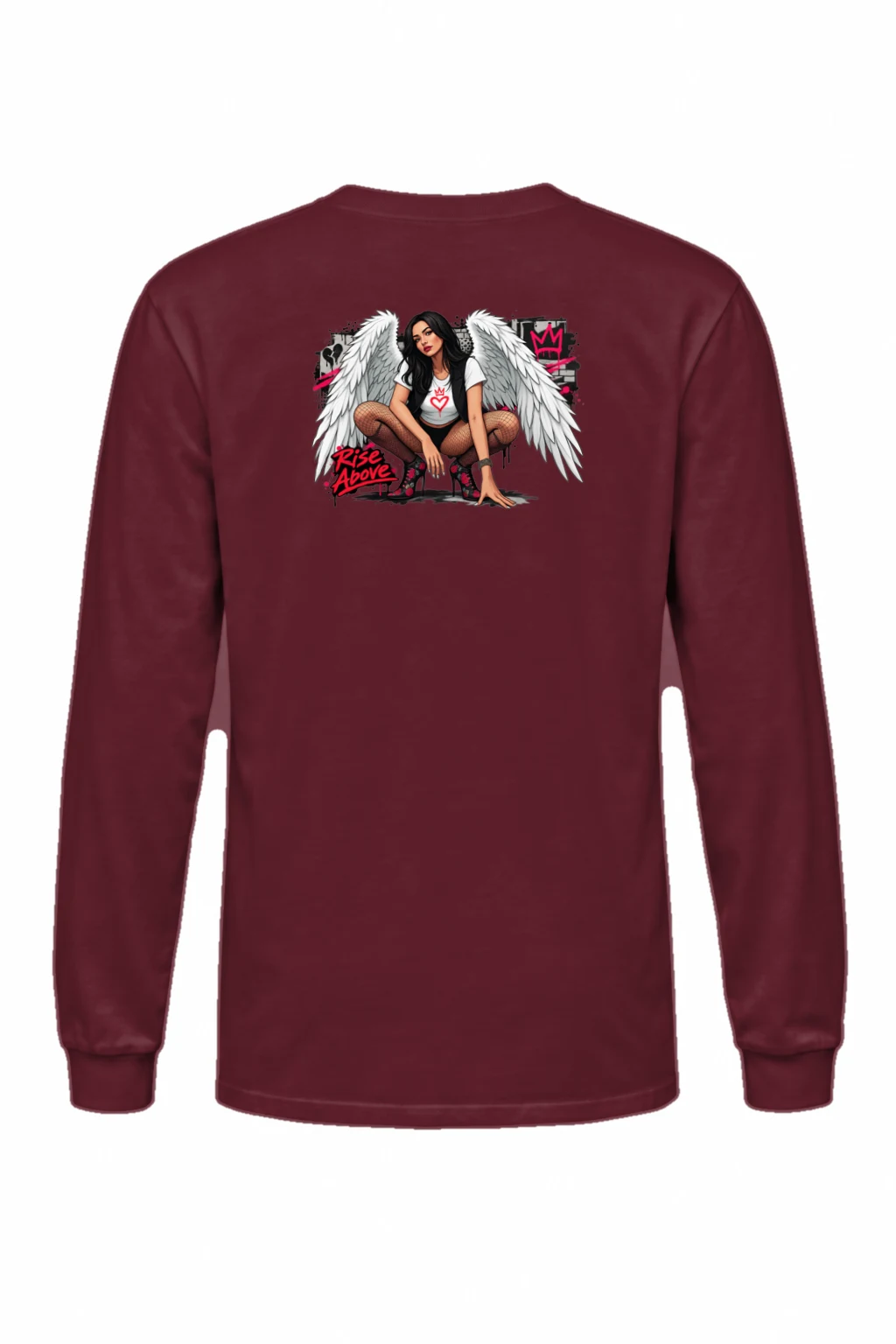 "Rise Above" Unisex Longsleeve T-shirt | Gildan 2400