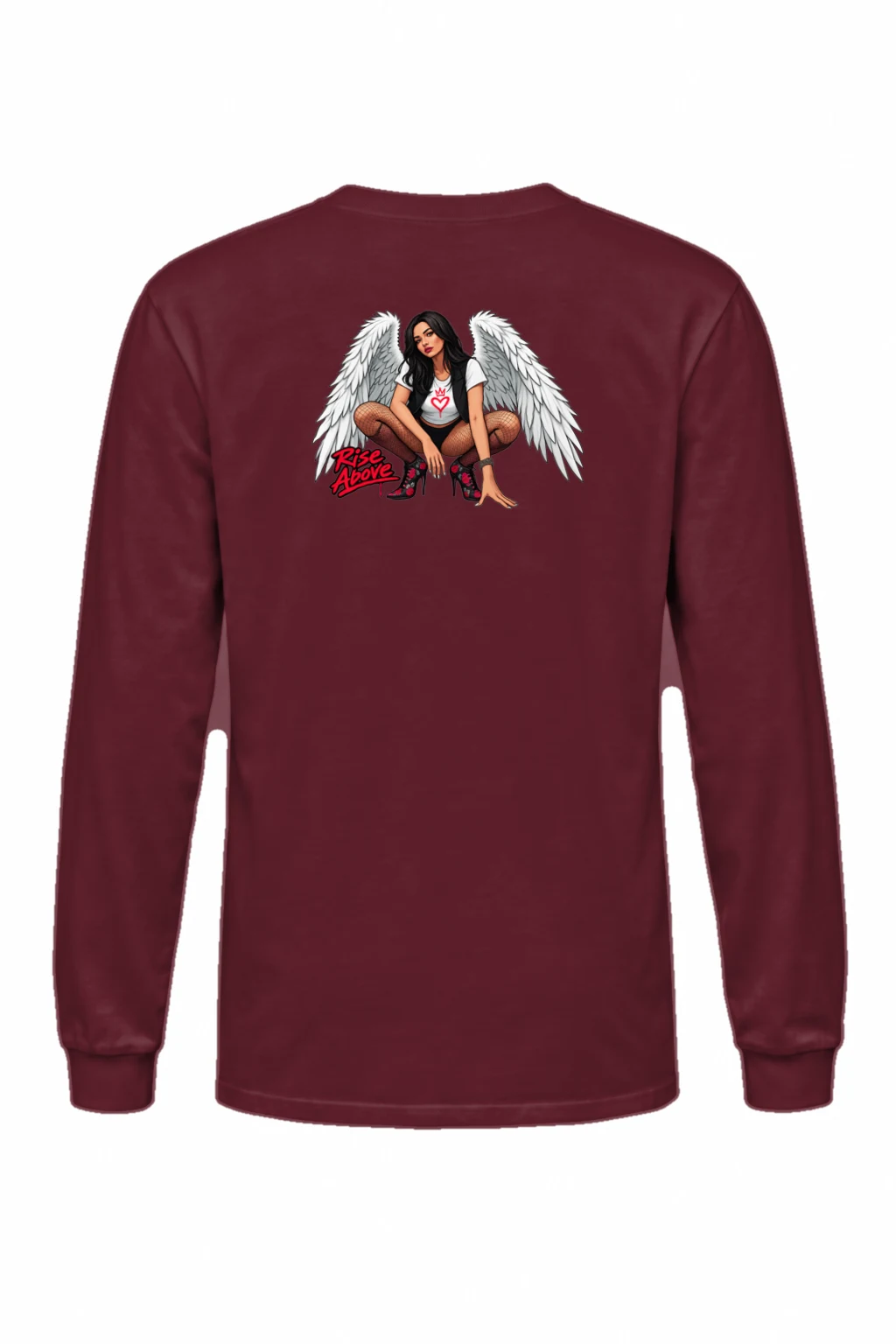 "Rise Above" Unisex Longsleeve T-shirt | Gildan 2400