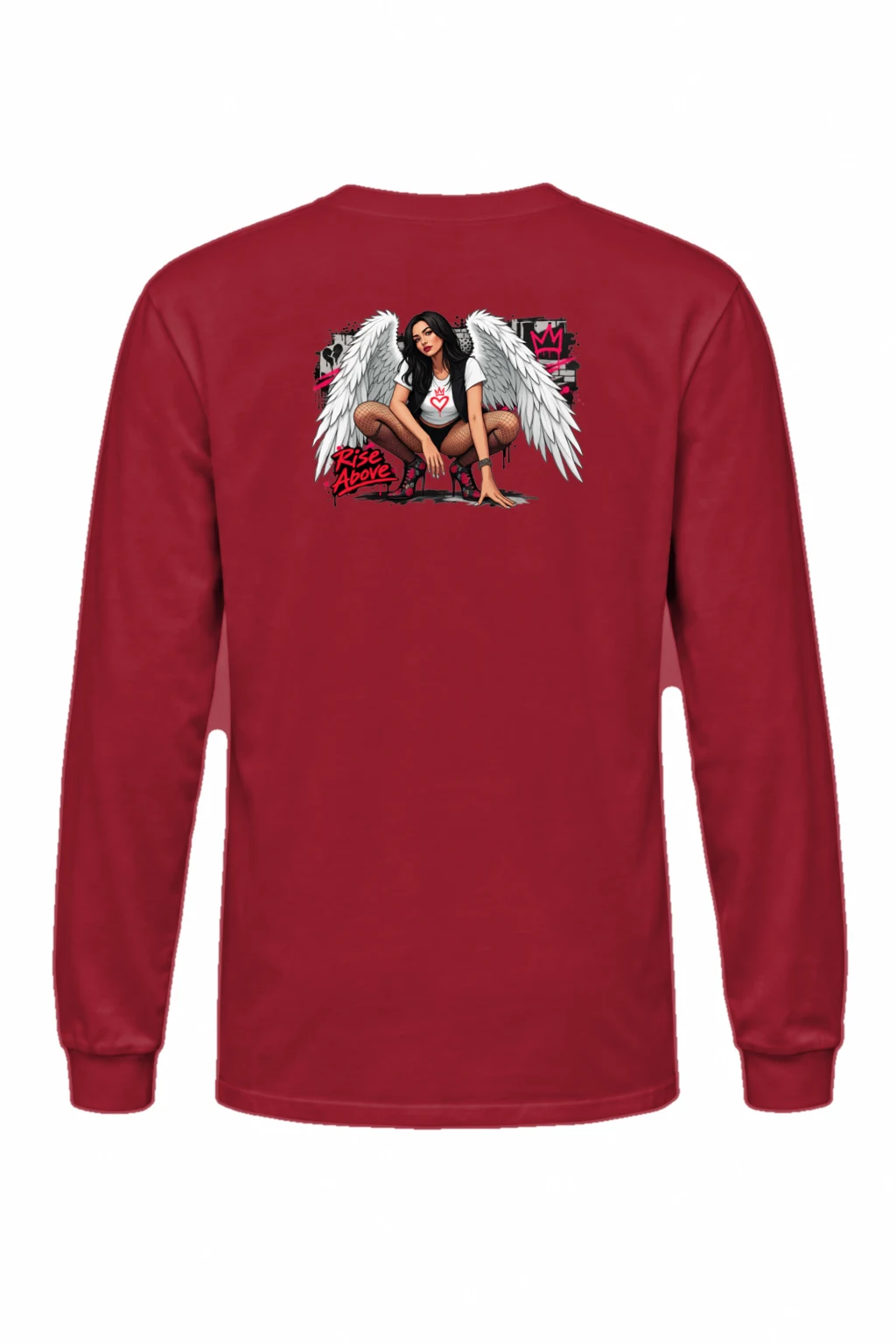 "Rise Above" Unisex Longsleeve T-shirt | Gildan 2400