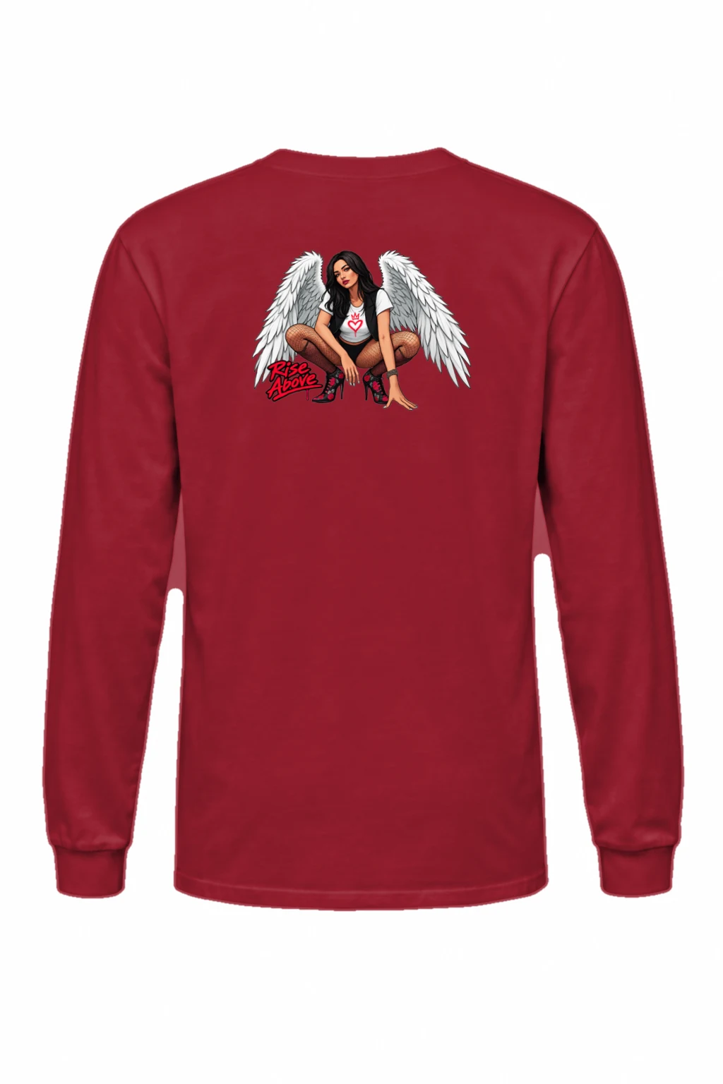 "Rise Above" Unisex Longsleeve T-shirt | Gildan 2400