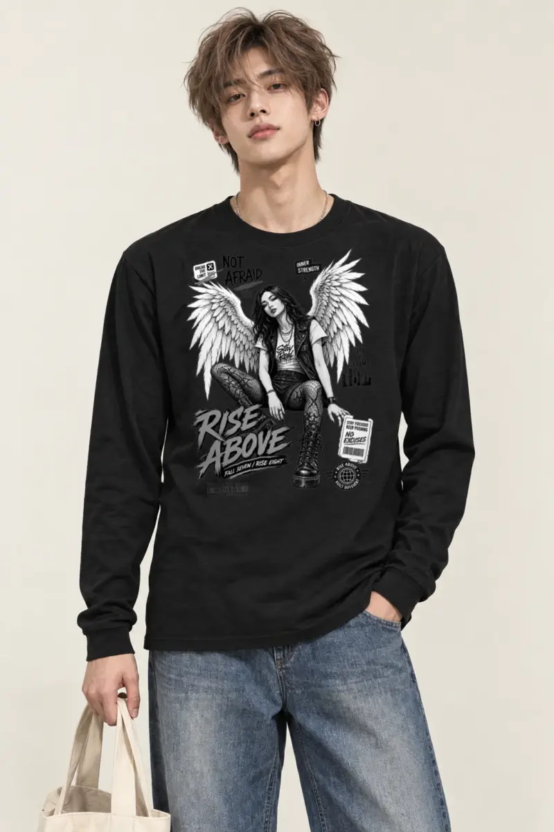 "Rise Above" Unisex Longsleeve T-shirt