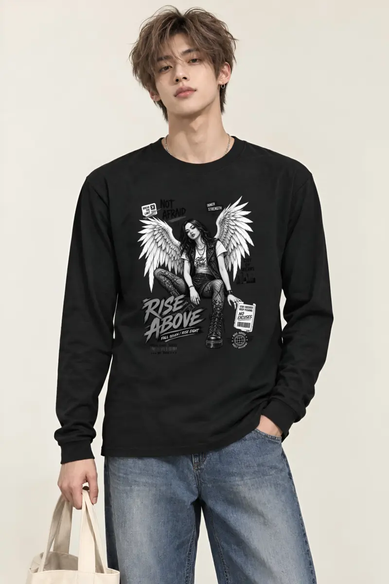 "Rise Above" Unisex Longsleeve T-shirt