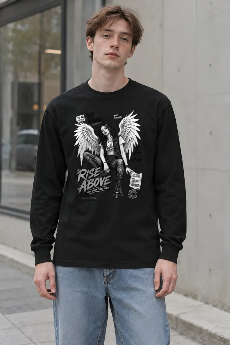 "Rise Above" Unisex Longsleeve T-shirt