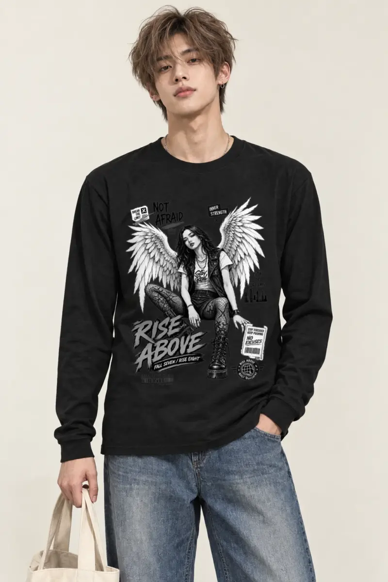 "Rise Above" Unisex Longsleeve T-shirt