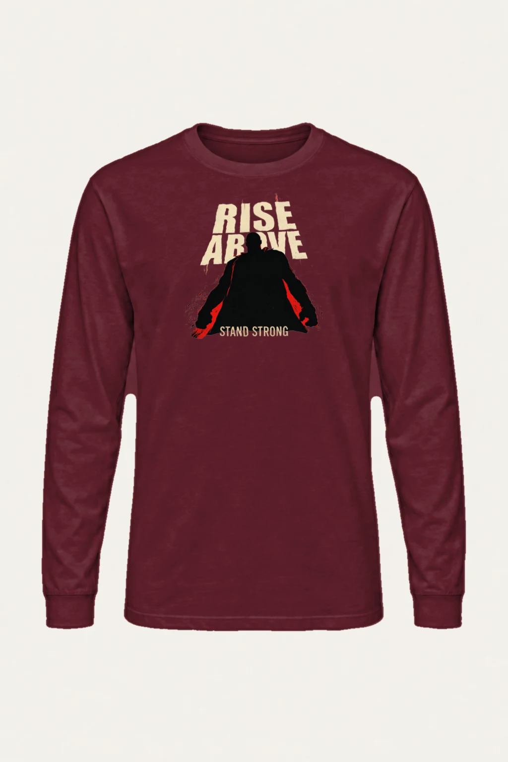 "Rise Above" Unisex Longsleeve T-shirt | Gildan 2400