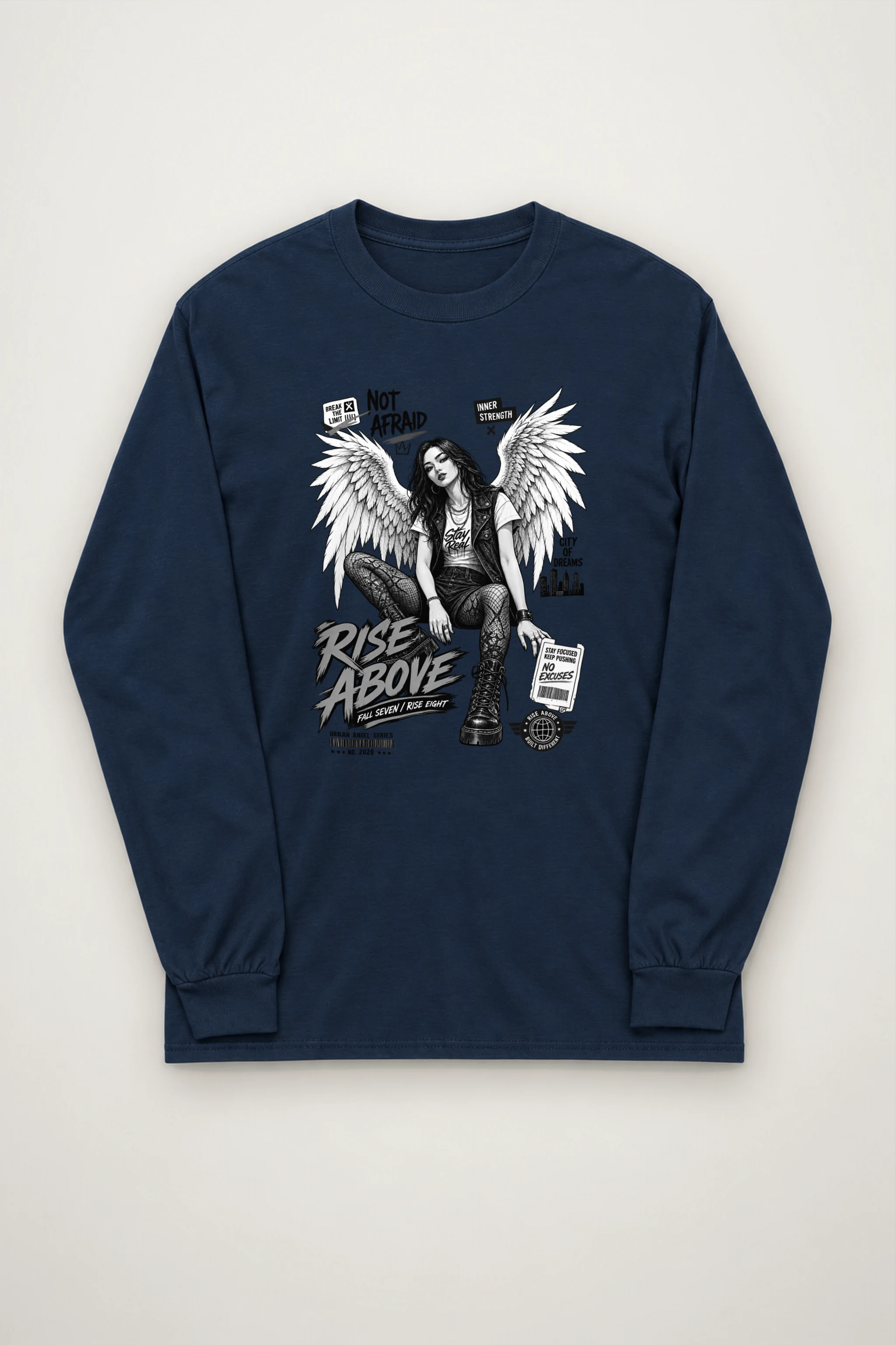 "Rise Above" Unisex Longsleeve T-shirt