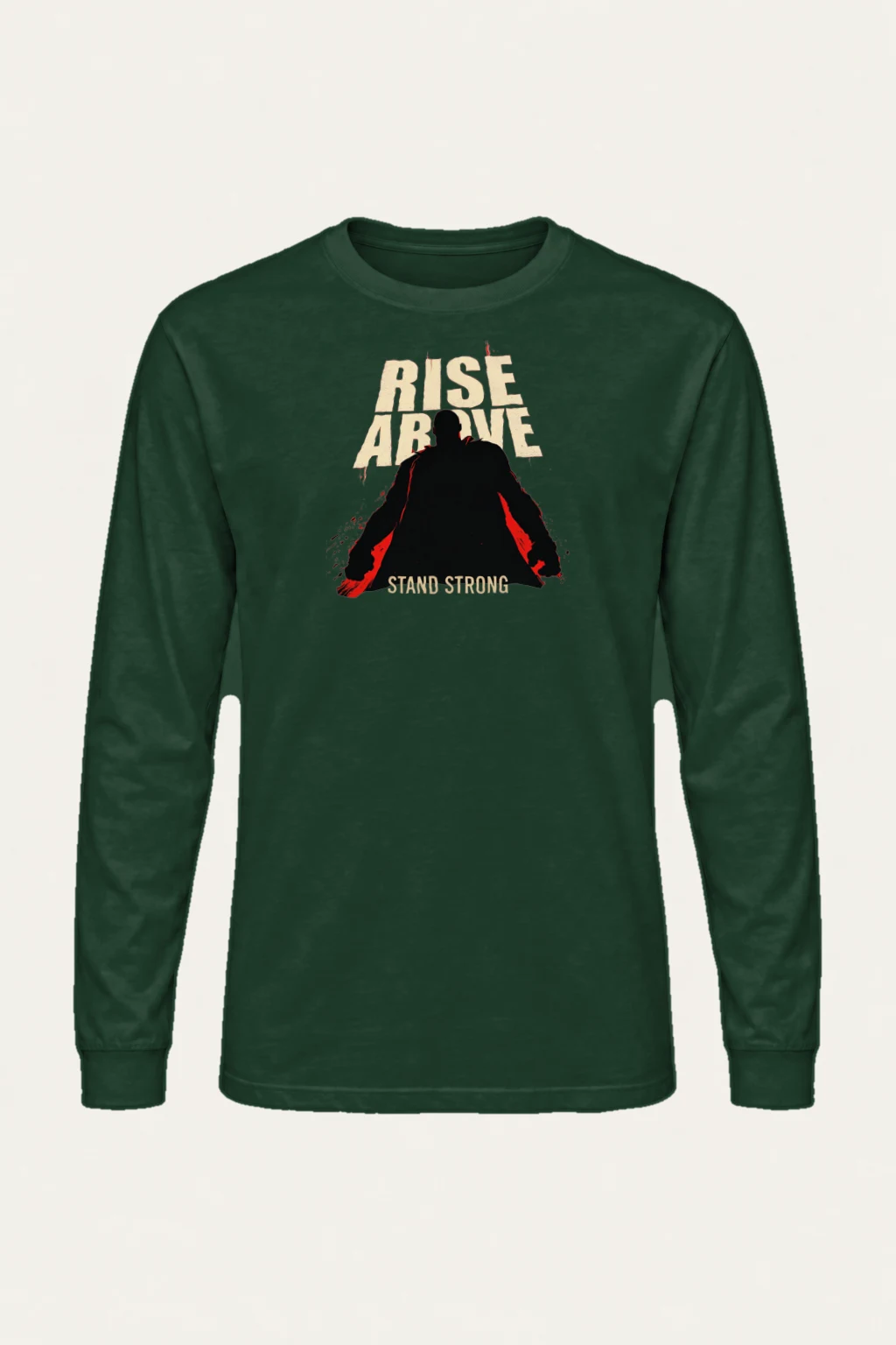 "Rise Above" Unisex Longsleeve T-shirt | Gildan 2400