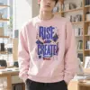 "Rise And Create" Heavy Blend Unisex Crewneck Sweatshirt | Gildan 18000