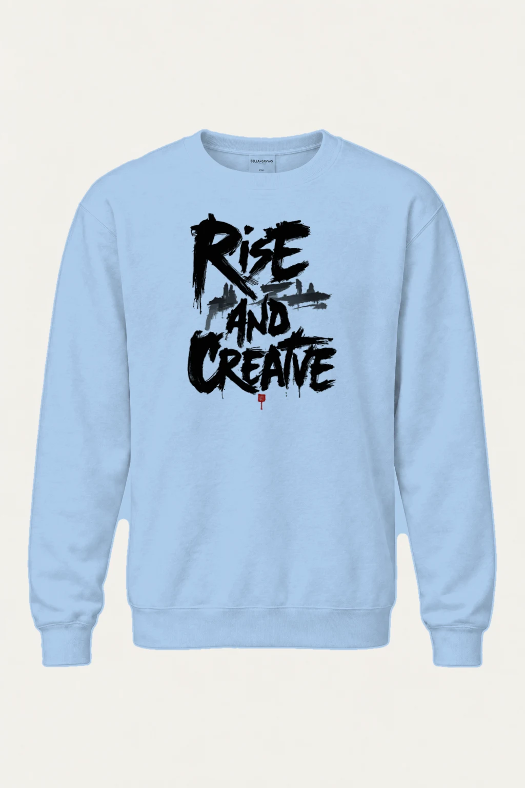 "Rise And Create" Heavy Blend Unisex Crewneck Sweatshirt | Gildan 18000