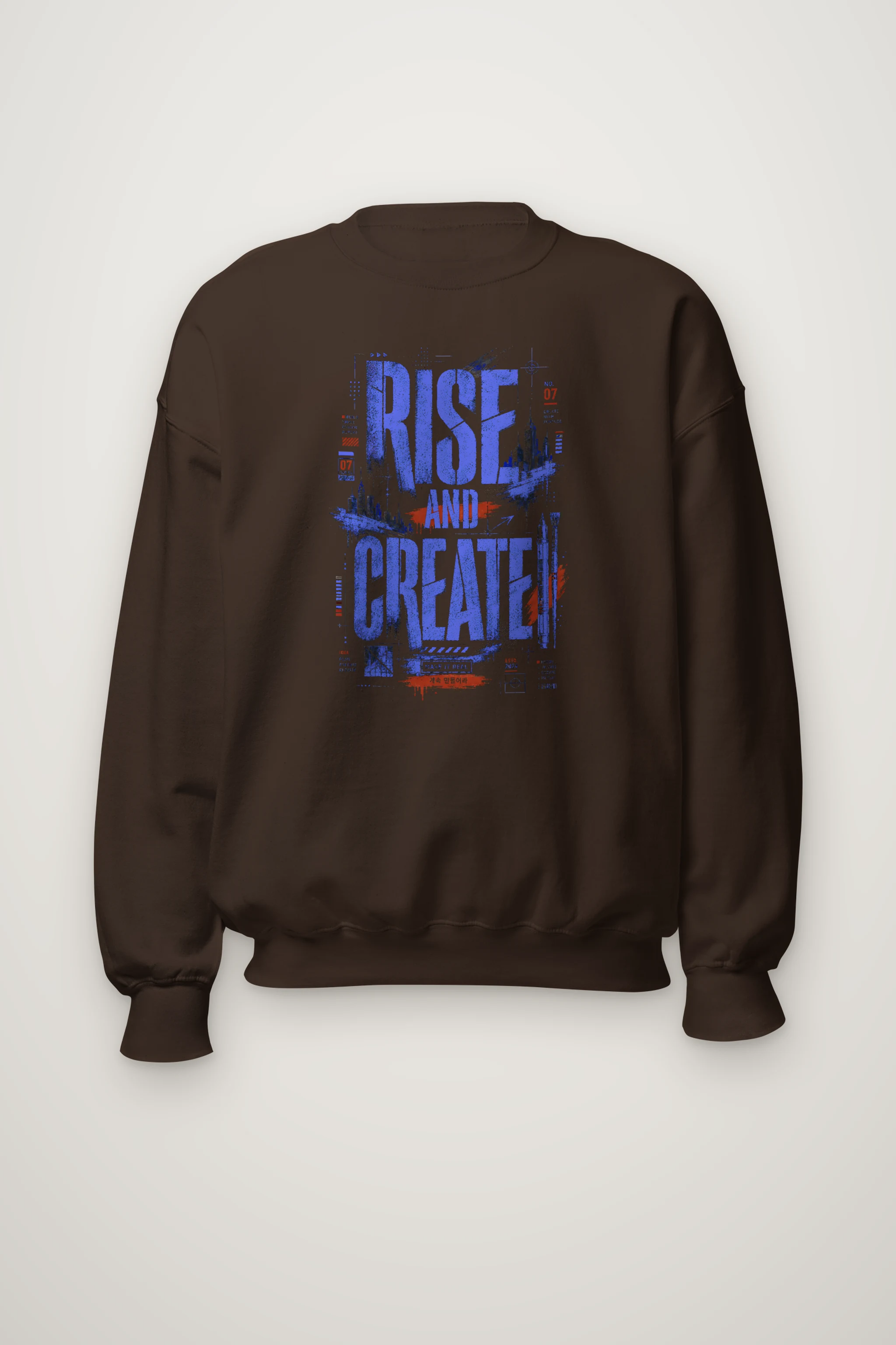 "Rise And Create" Heavy Blend Unisex Crewneck Sweatshirt