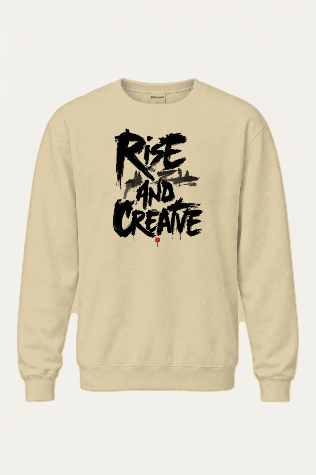 "Rise And Create" Heavy Blend Unisex Crewneck Sweatshirt | Gildan 18000