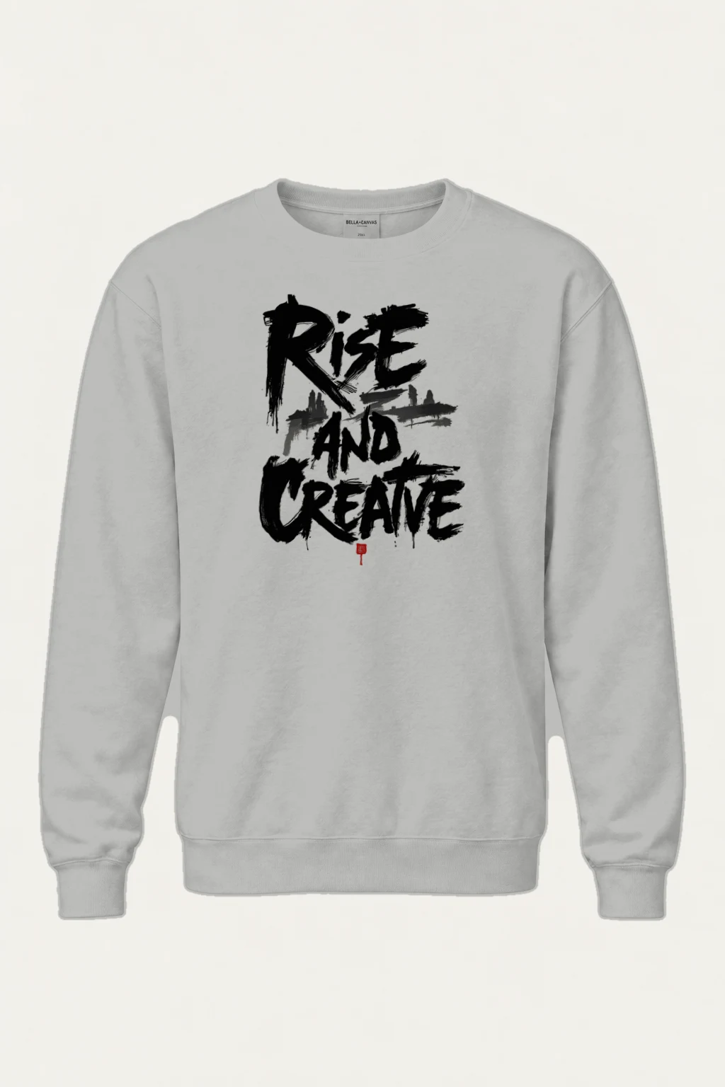 "Rise And Create" Heavy Blend Unisex Crewneck Sweatshirt | Gildan 18000