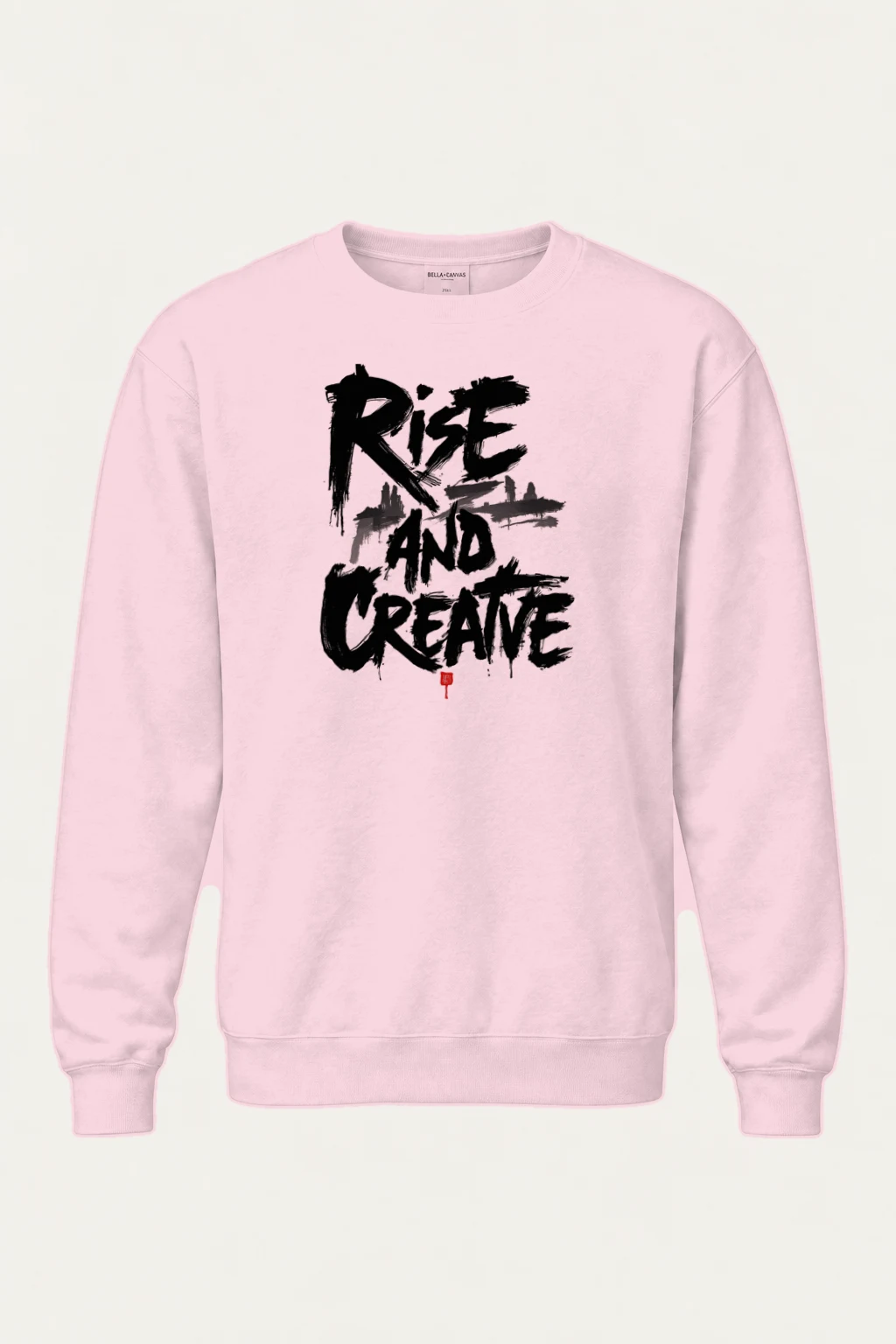 "Rise And Create" Heavy Blend Unisex Crewneck Sweatshirt | Gildan 18000