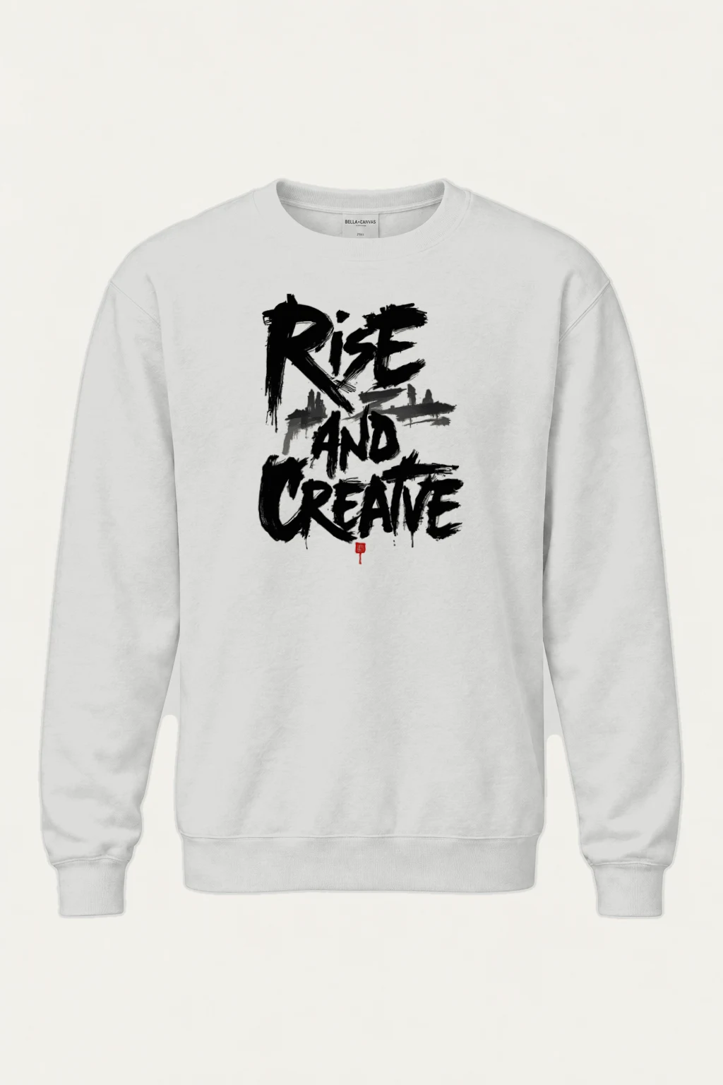 "Rise And Create" Heavy Blend Unisex Crewneck Sweatshirt | Gildan 18000