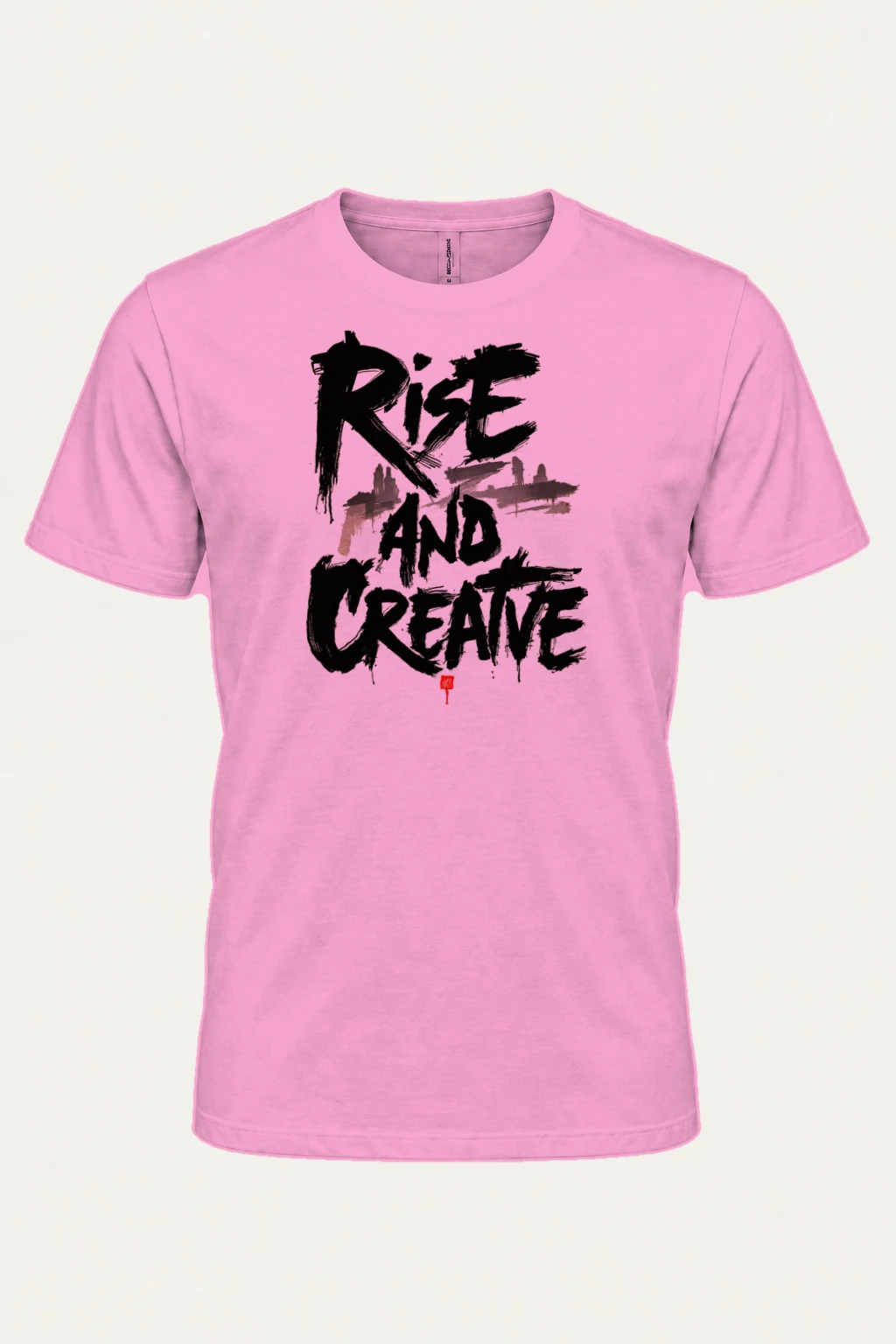 "Rise And Create" Heavyweight Unisex Crewneck T-shirt | Gildan 5000