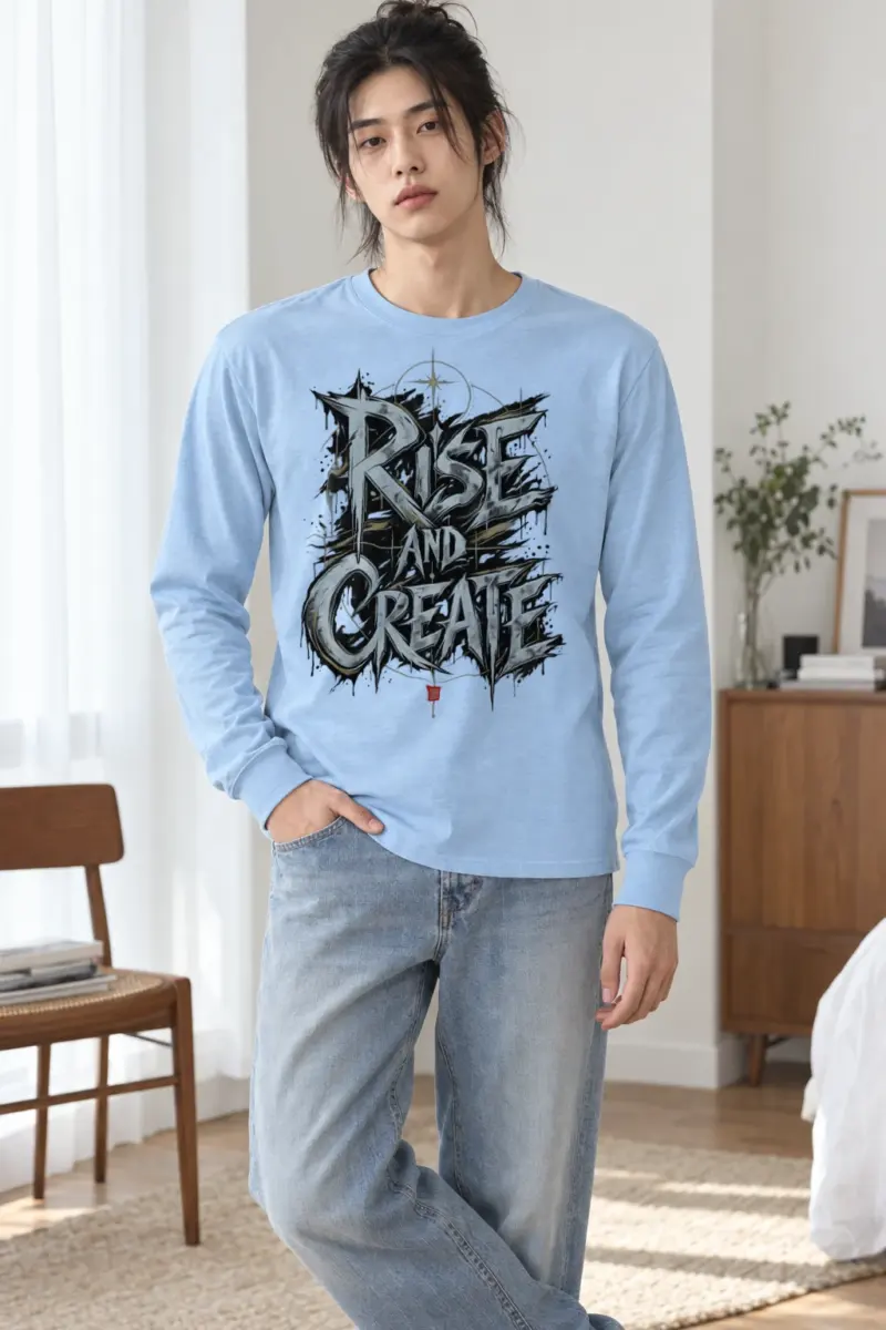 "Rise And Create" Unisex Longsleeve T-shirt