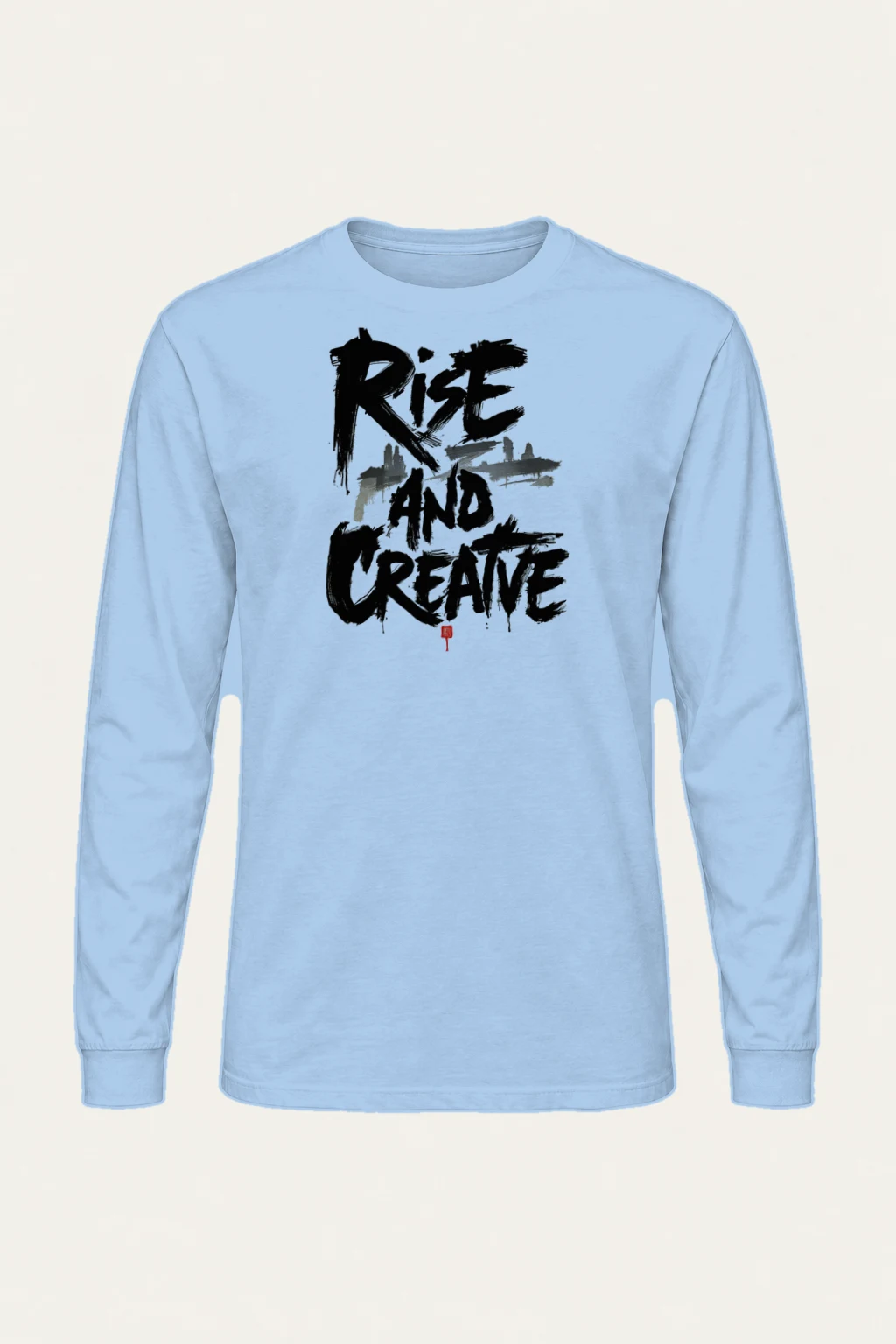 "Rise And Create" Unisex Longsleeve T-shirt | Gildan 2400