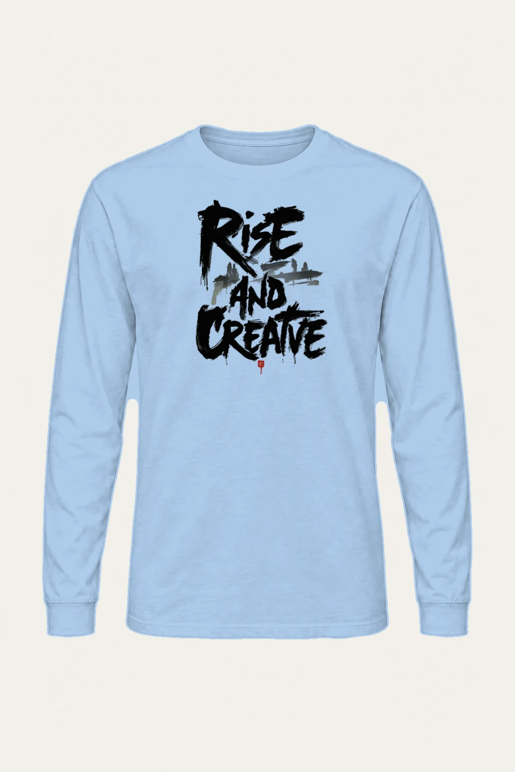 "Rise And Create" Unisex Longsleeve T-shirt | Gildan 2400