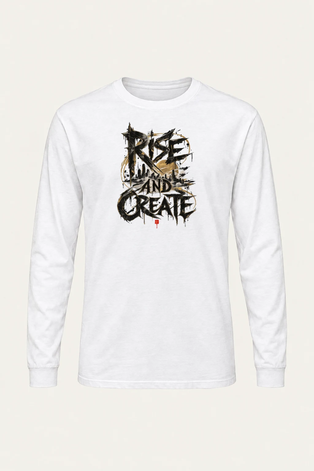 "Rise And Create" Unisex Longsleeve T-shirt | Gildan 2400