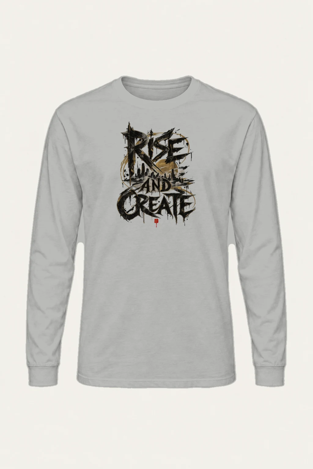 "Rise And Create" Unisex Longsleeve T-shirt | Gildan 2400