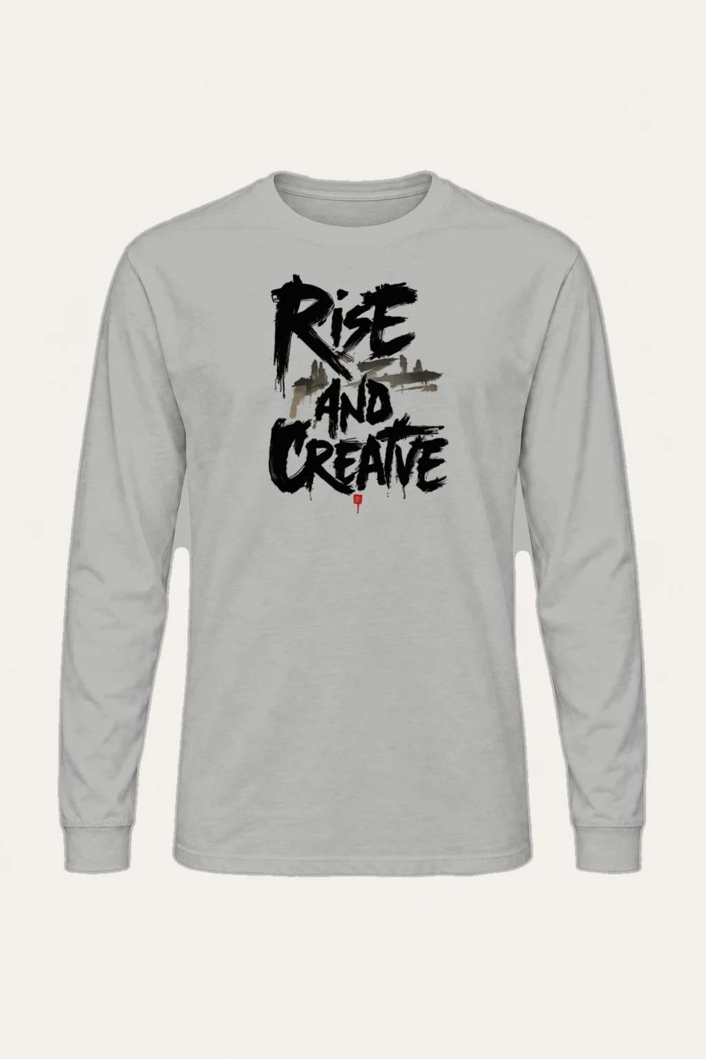 "Rise And Create" Unisex Longsleeve T-shirt | Gildan 2400