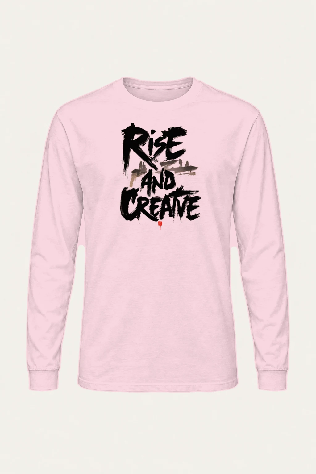 "Rise And Create" Unisex Longsleeve T-shirt | Gildan 2400