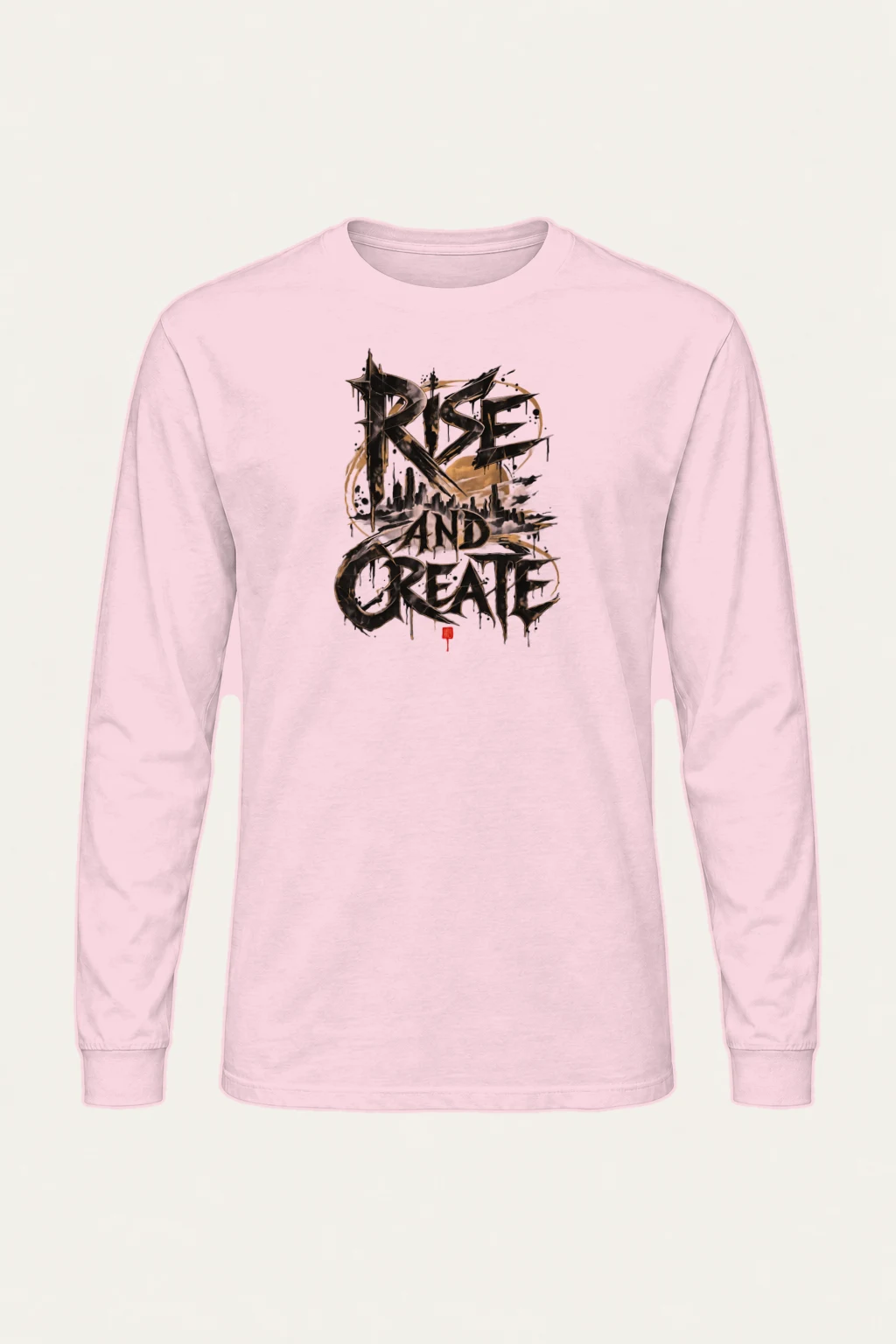 "Rise And Create" Unisex Longsleeve T-shirt | Gildan 2400