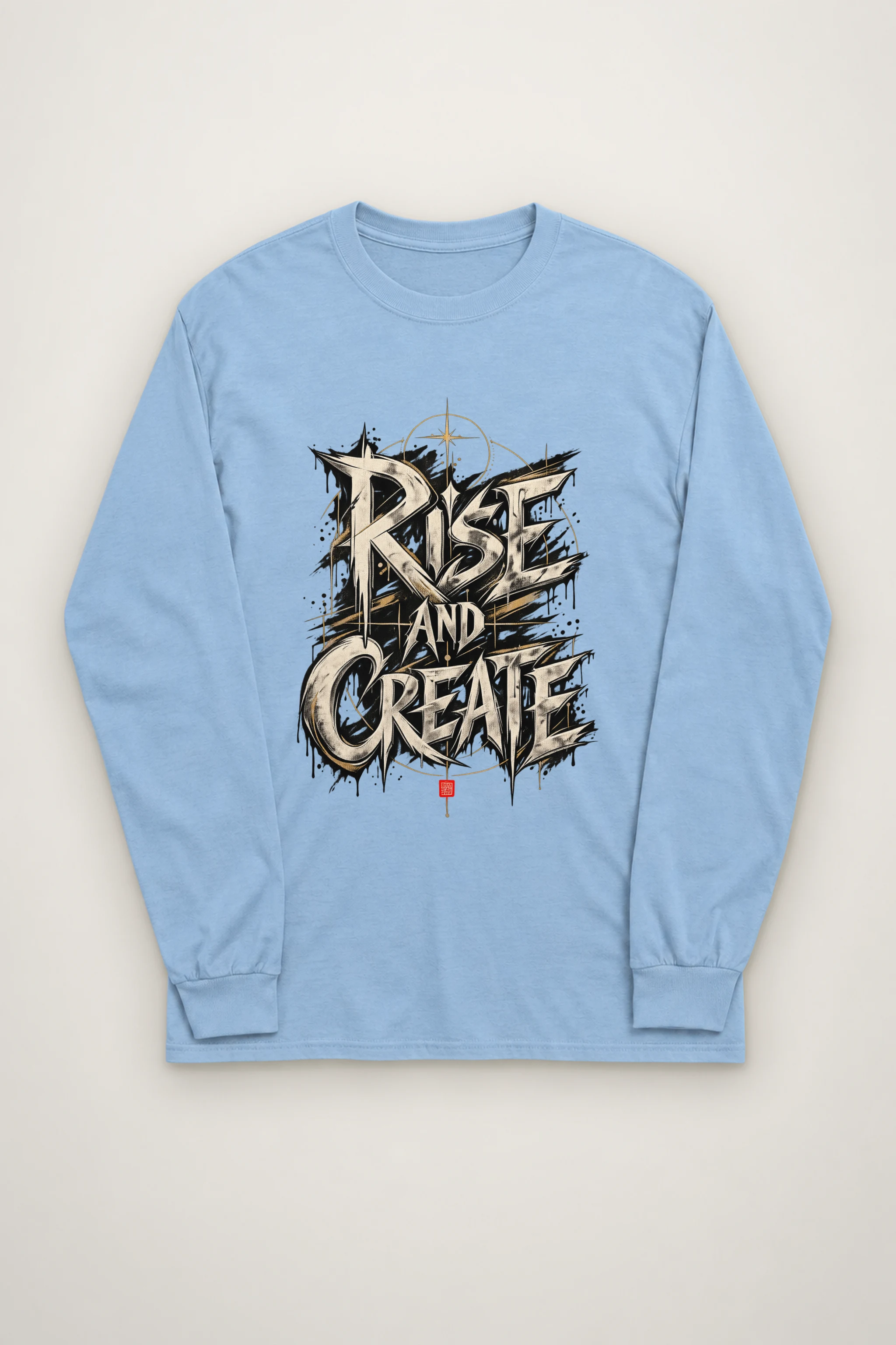 "Rise And Create" Unisex Longsleeve T-shirt
