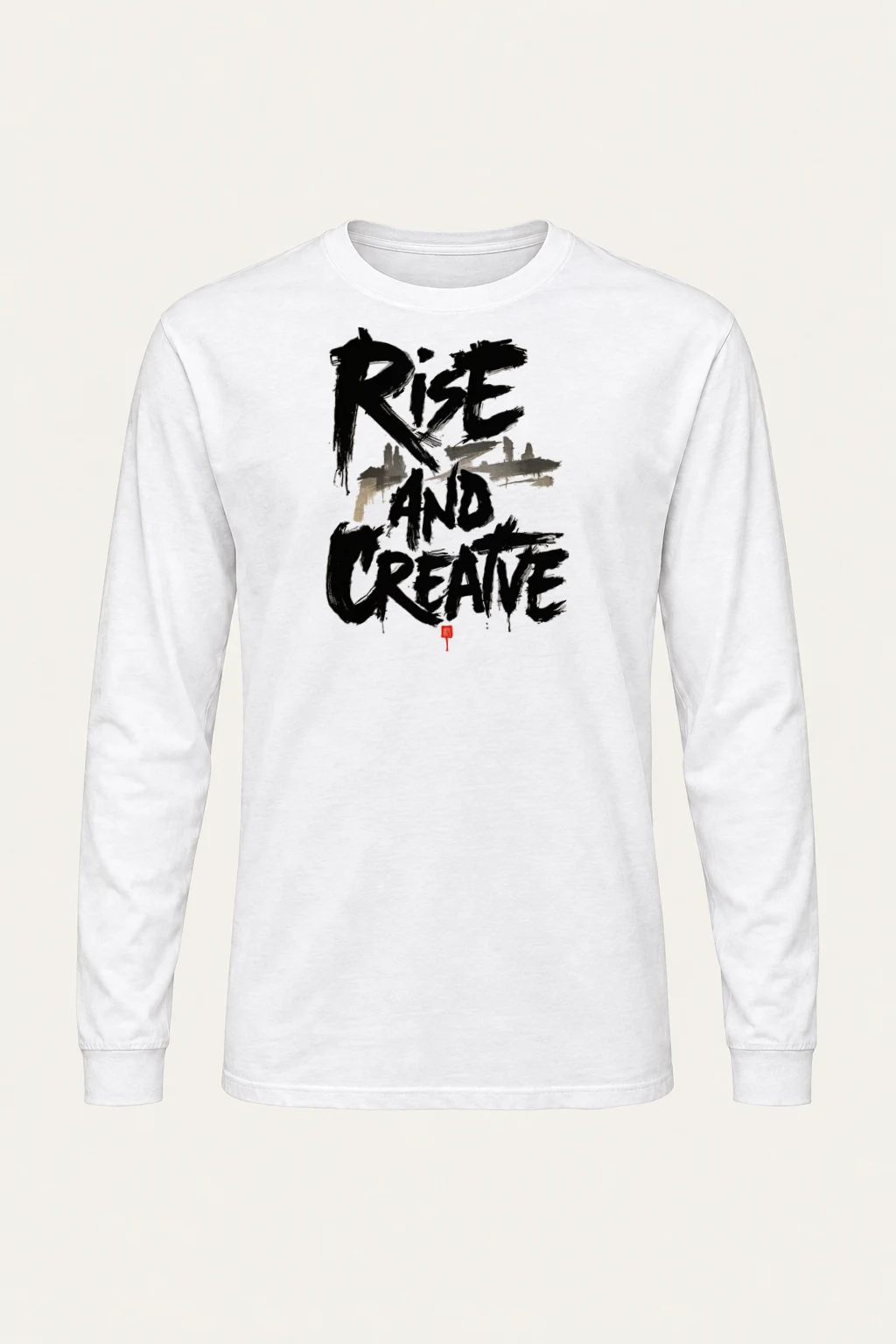 "Rise And Create" Unisex Longsleeve T-shirt | Gildan 2400