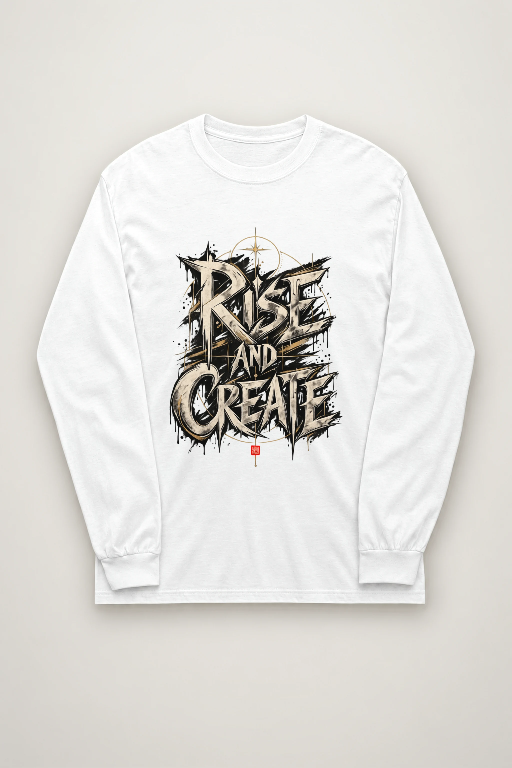 "Rise And Create" Unisex Longsleeve T-shirt
