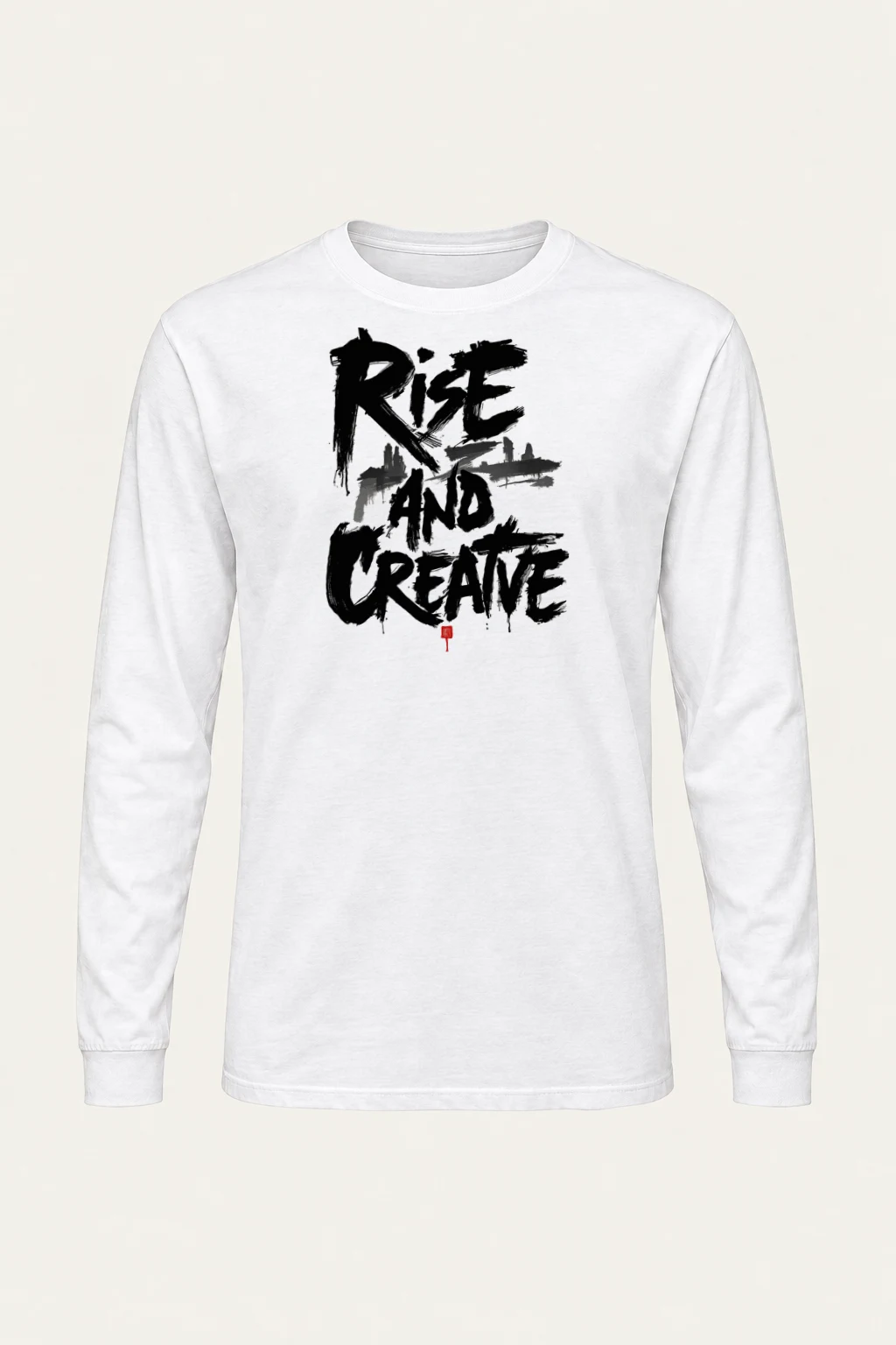 "Rise And Create" Unisex Longsleeve T-shirt | Gildan 2400