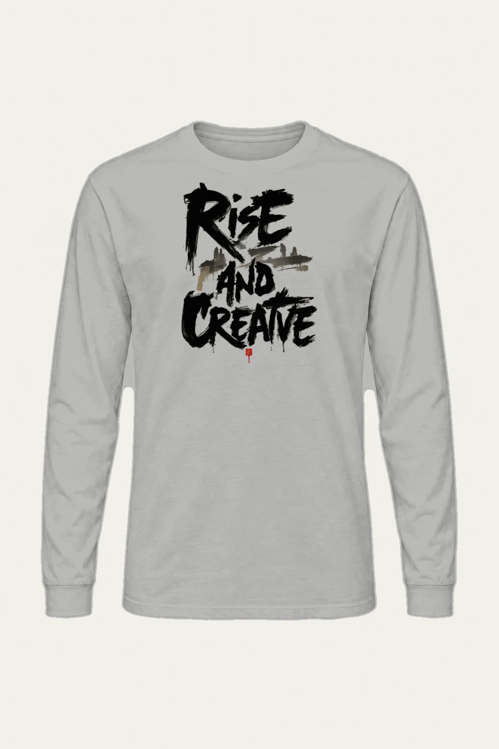 "Rise And Create" Unisex Longsleeve T-shirt | Gildan 2400