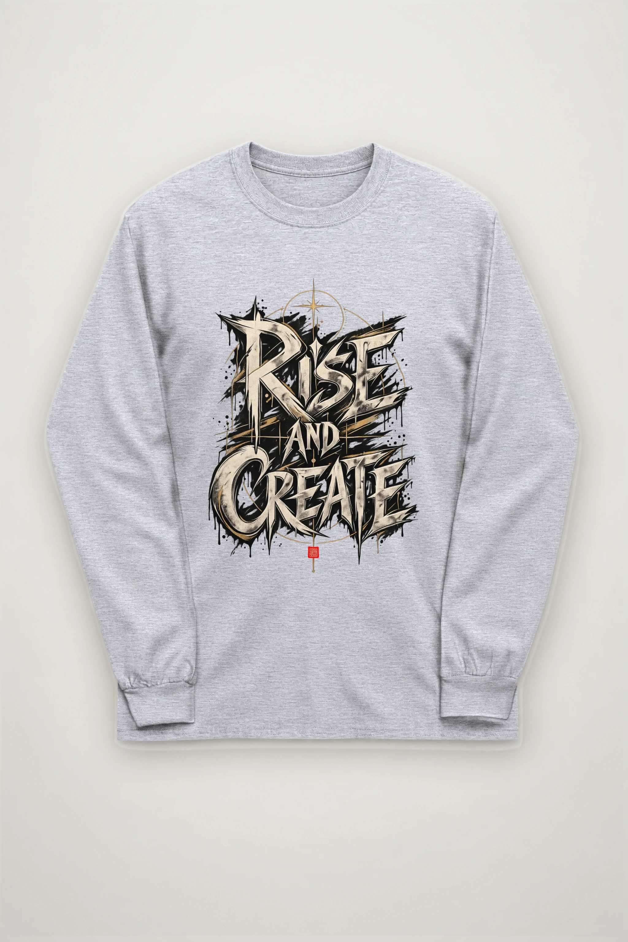 "Rise And Create" Unisex Longsleeve T-shirt