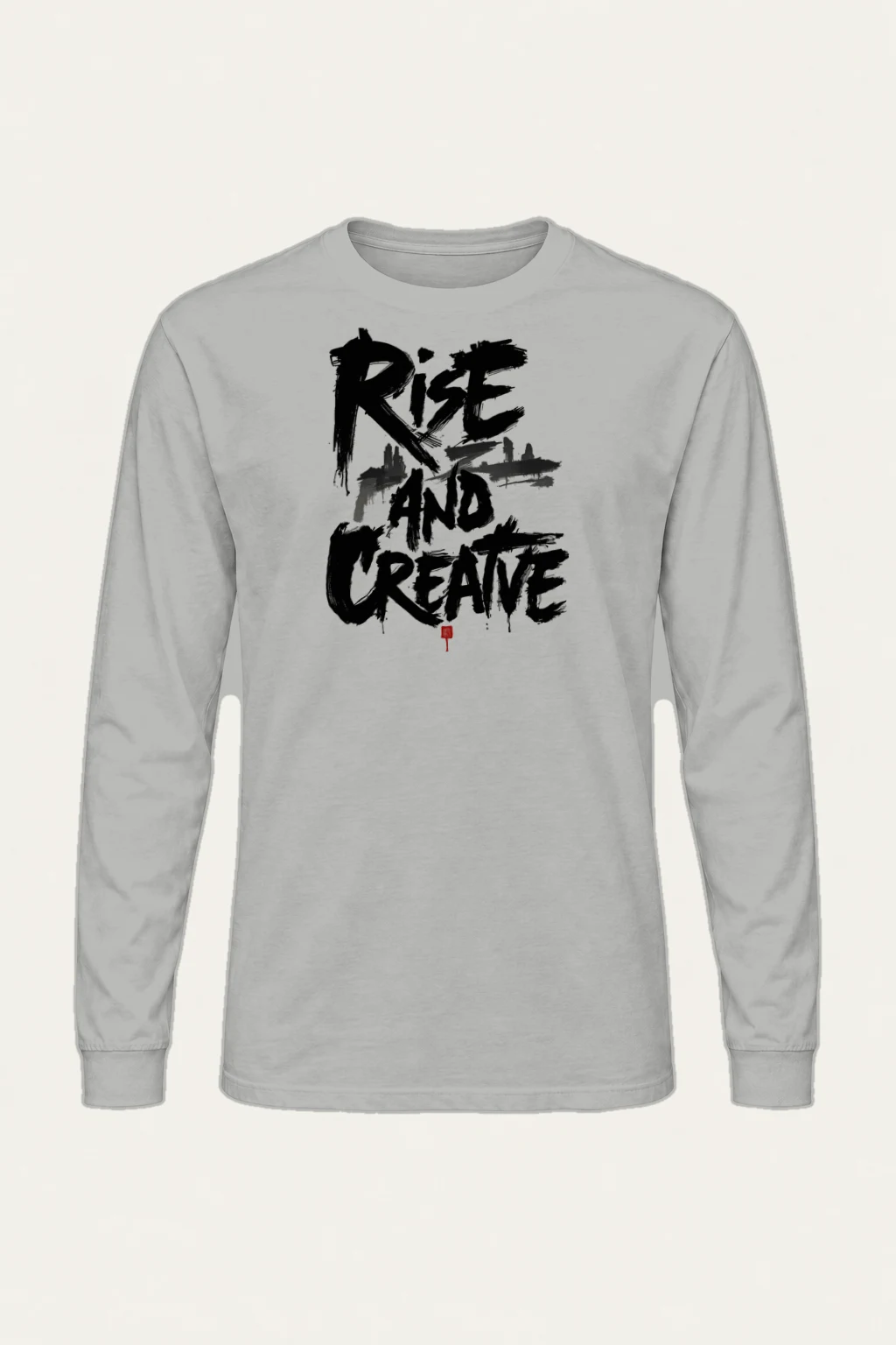"Rise And Create" Unisex Longsleeve T-shirt | Gildan 2400