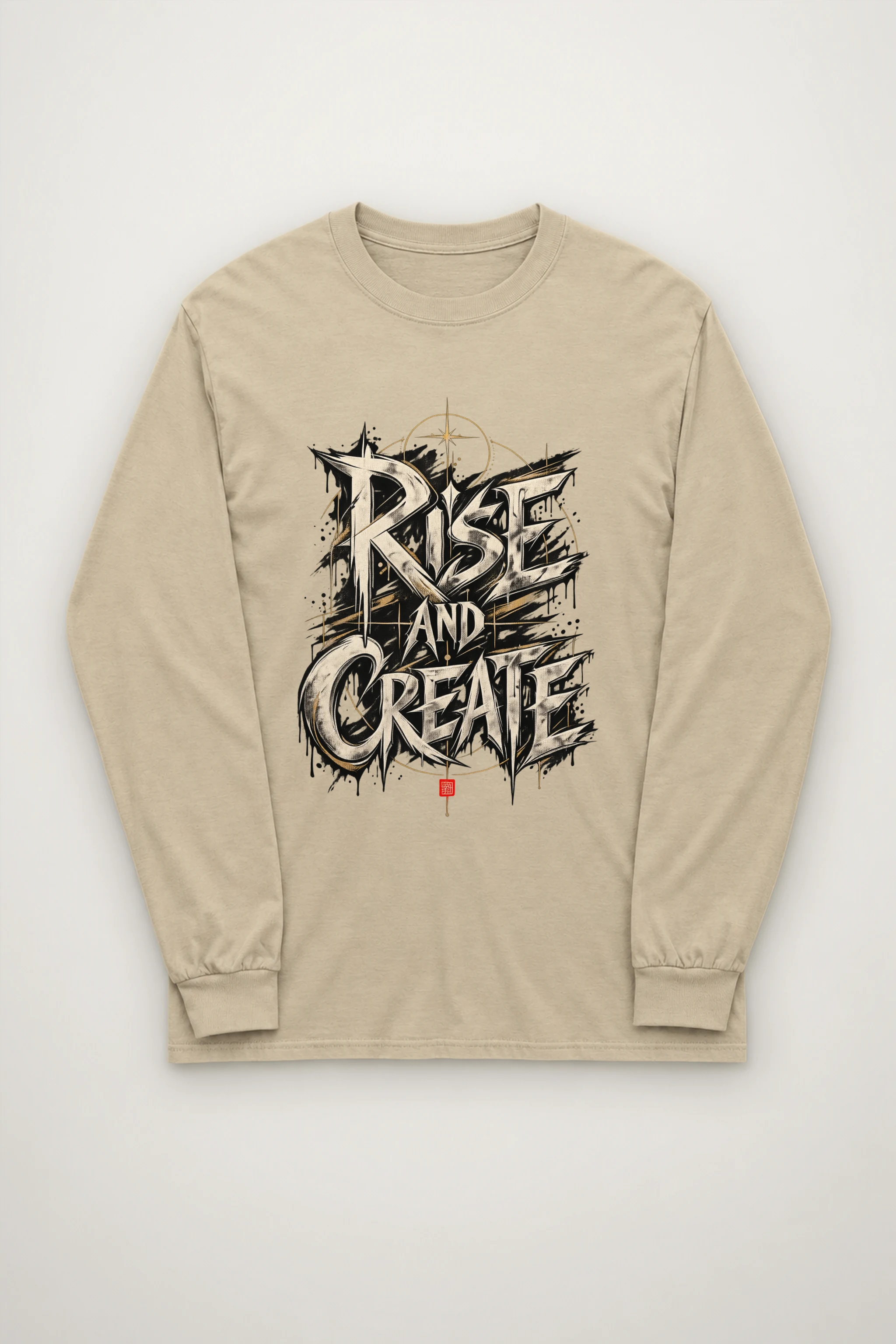"Rise And Create" Unisex Longsleeve T-shirt