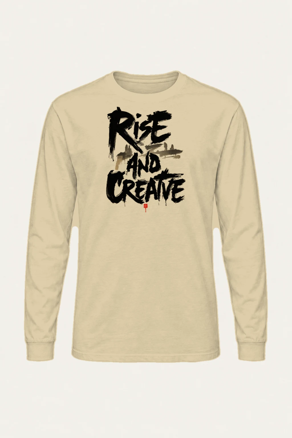 "Rise And Create" Unisex Longsleeve T-shirt | Gildan 2400