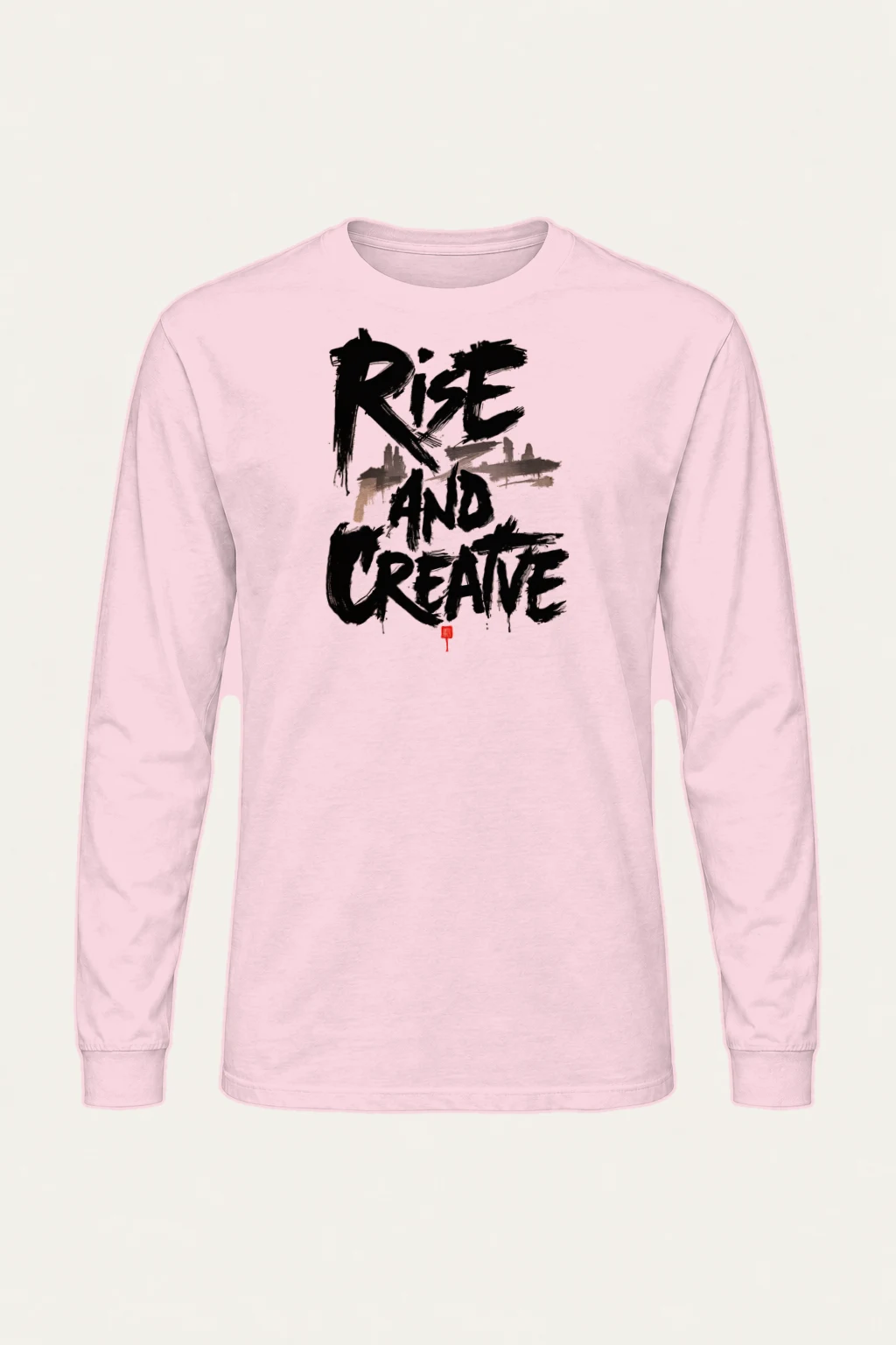 "Rise And Create" Unisex Longsleeve T-shirt | Gildan 2400