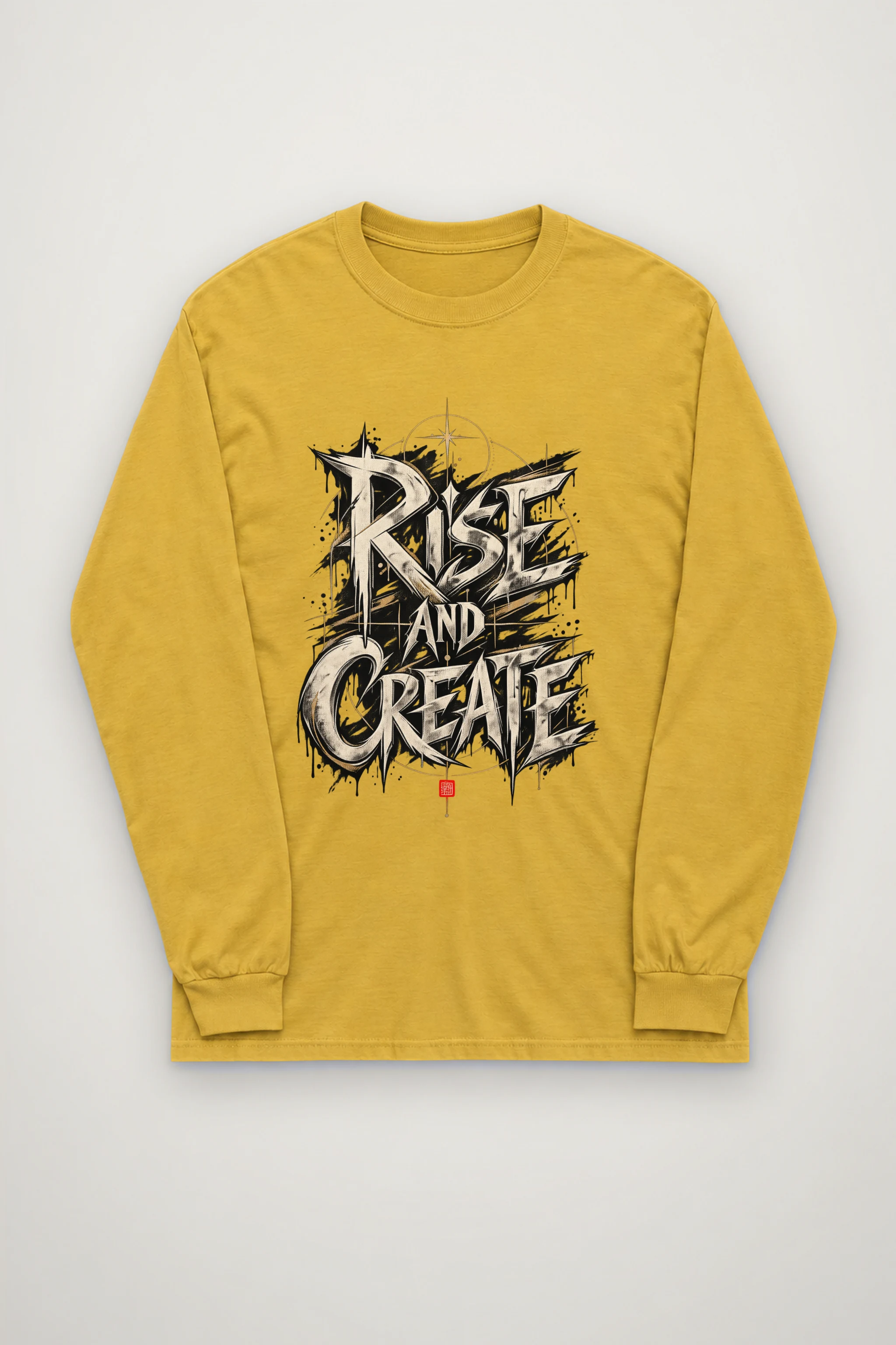 "Rise And Create" Unisex Longsleeve T-shirt