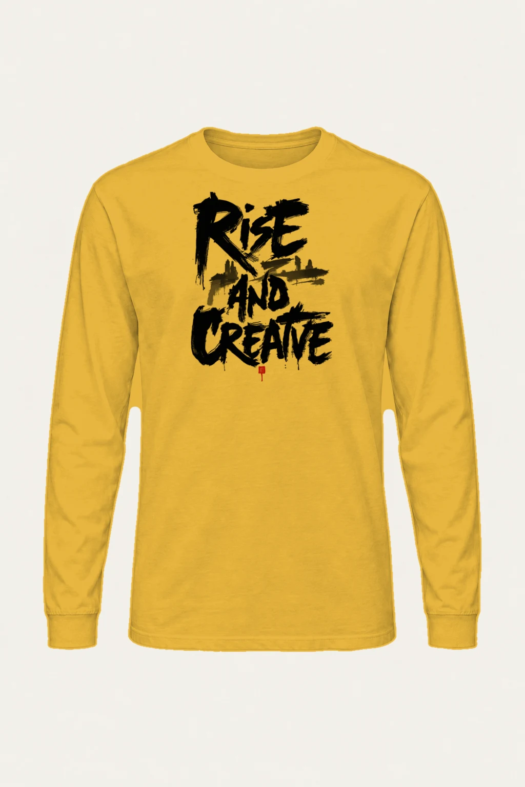 "Rise And Create" Unisex Longsleeve T-shirt | Gildan 2400