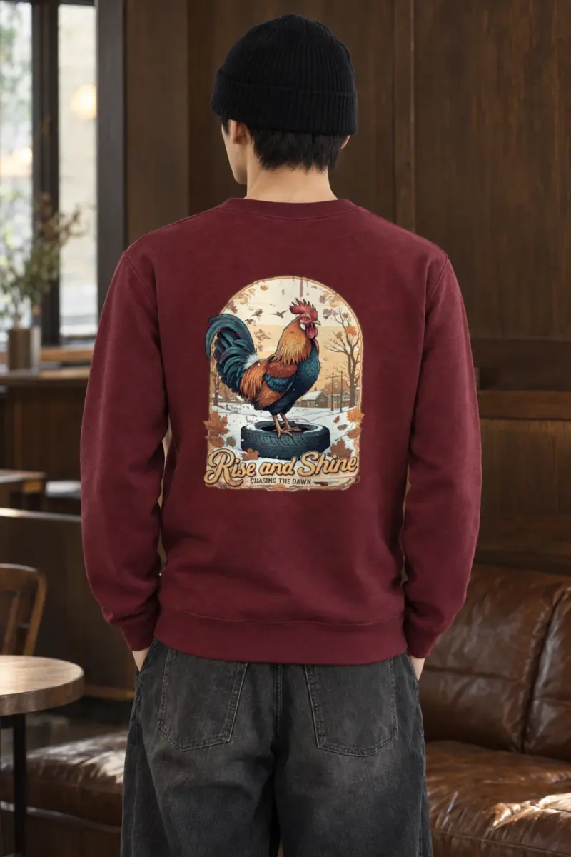 "Rise and Shine" Heavy Blend Unisex Crewneck Sweatshirt