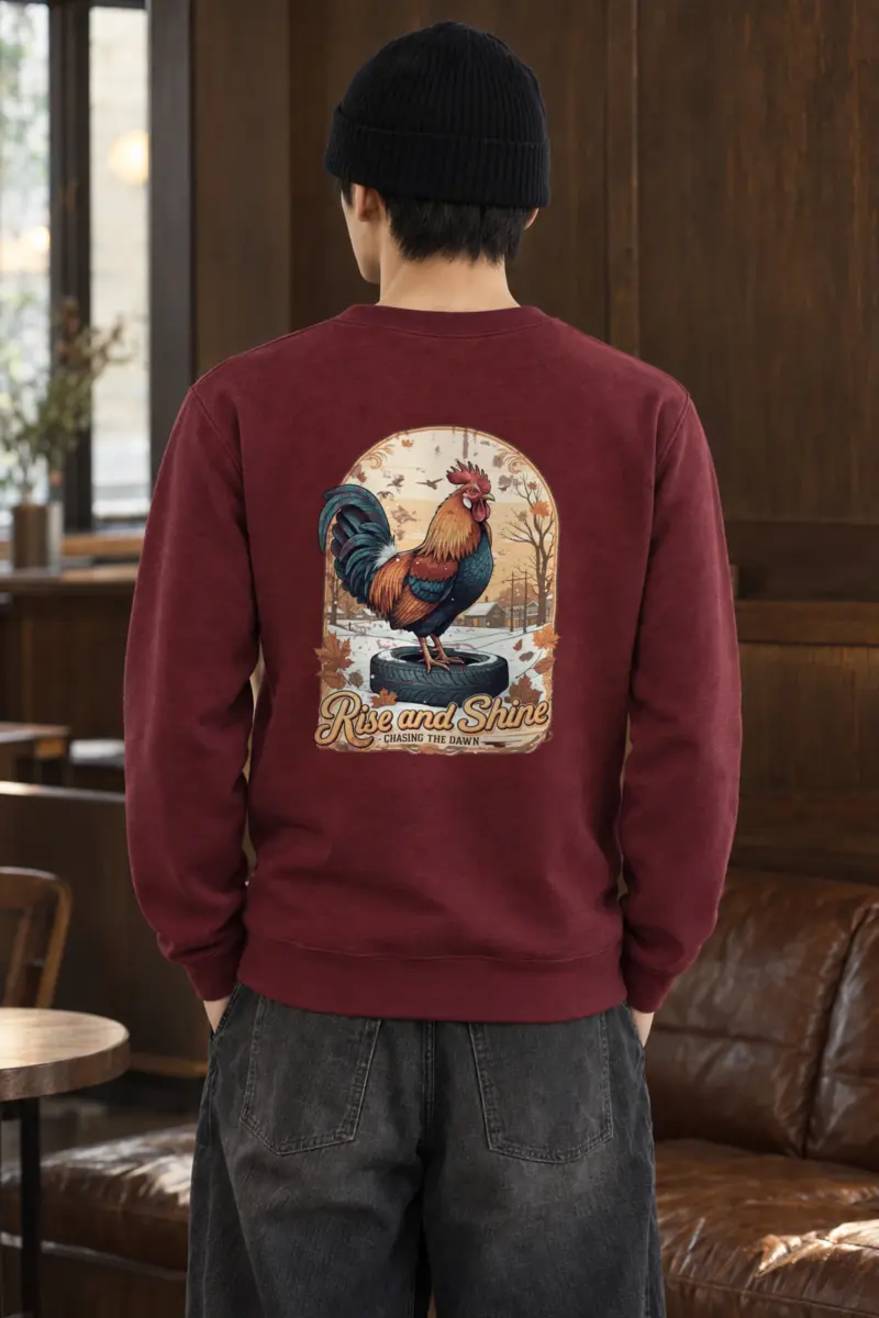 "Rise and Shine" Heavy Blend Unisex Crewneck Sweatshirt