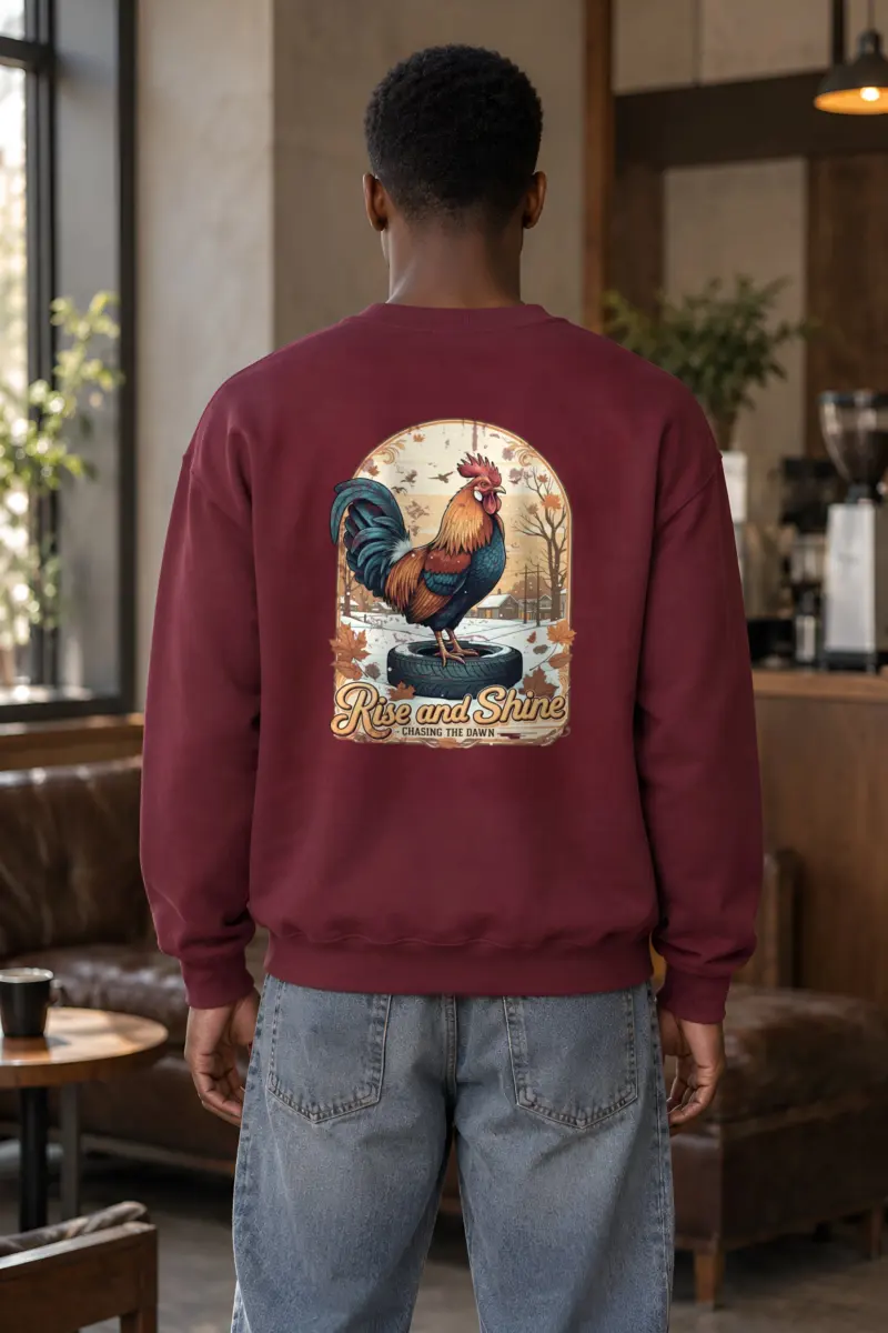 "Rise and Shine" Heavy Blend Unisex Crewneck Sweatshirt
